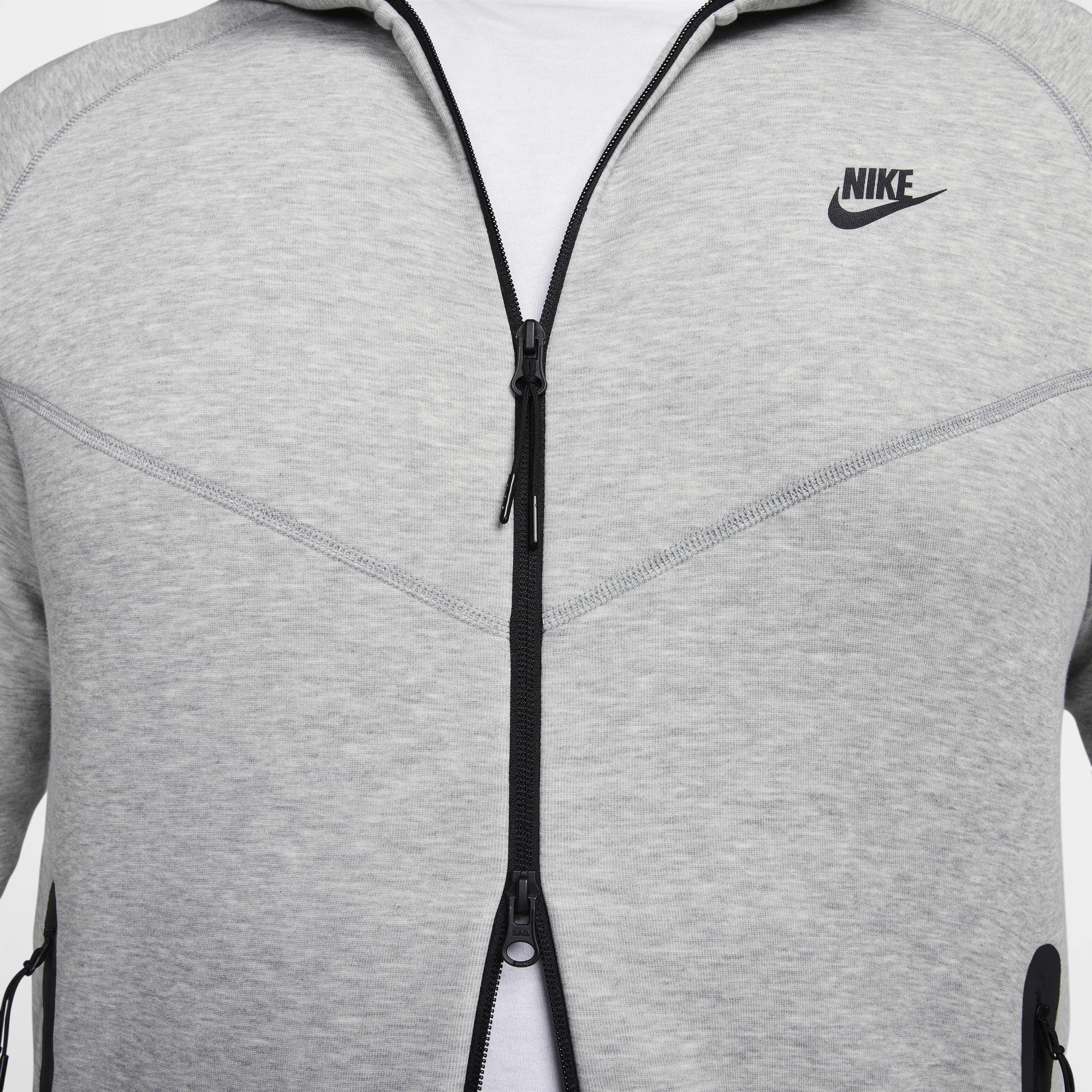 Buy Nike Sportswear Tech Fleece Windrunner Men s Full Zip Hoodie Dark Grey Heather Black Nike Kuwait Official
