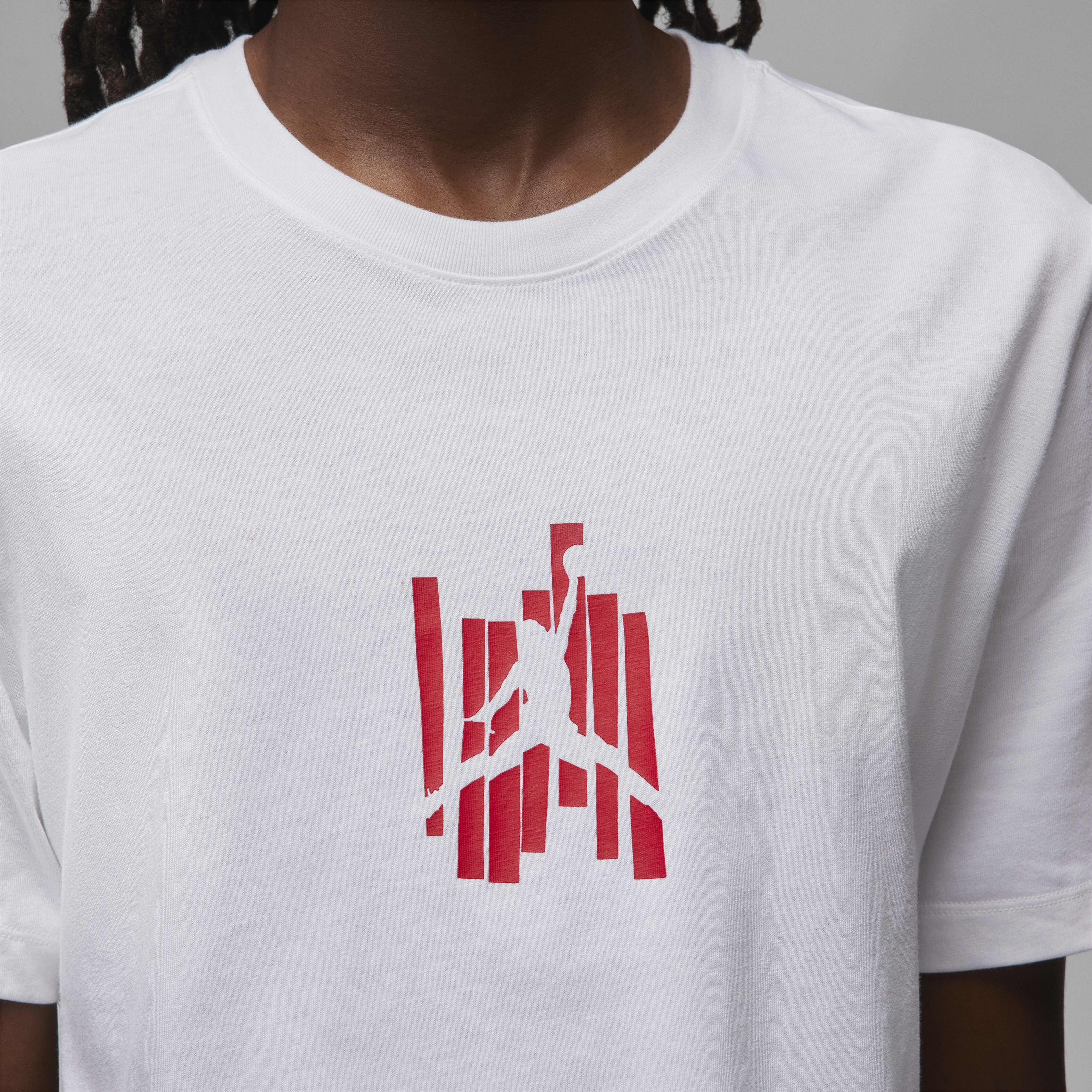 Buy Jordan Brand Men's Graphic T-Shirt - White/Gym Red