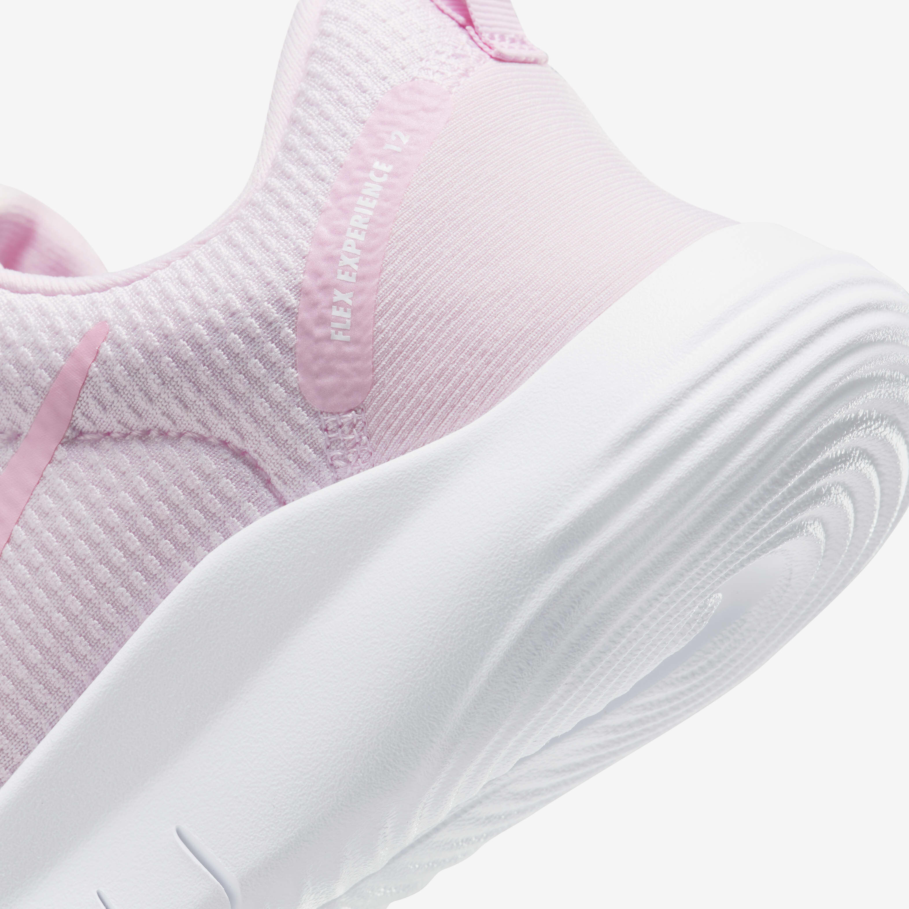 Buy Nike Flex Experience Run 12 Women s Road Running Shoes Pink Foam Pearl Pink Medium Soft Pink White Nike Kuwait Official
