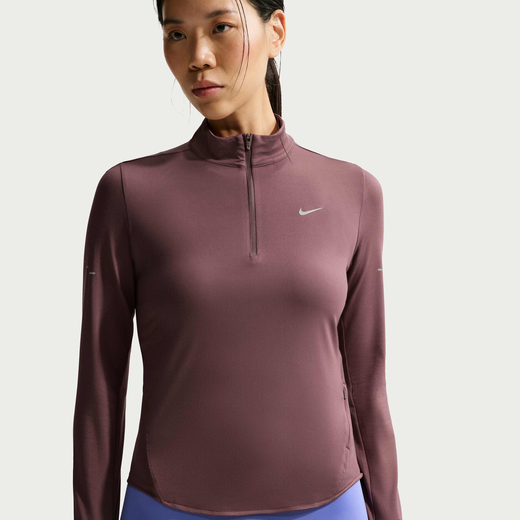 Women's Long Sleeves Shirts-Nike, Nike Swift, Women's Dri-FIT UV 1/4-Zip Running Top