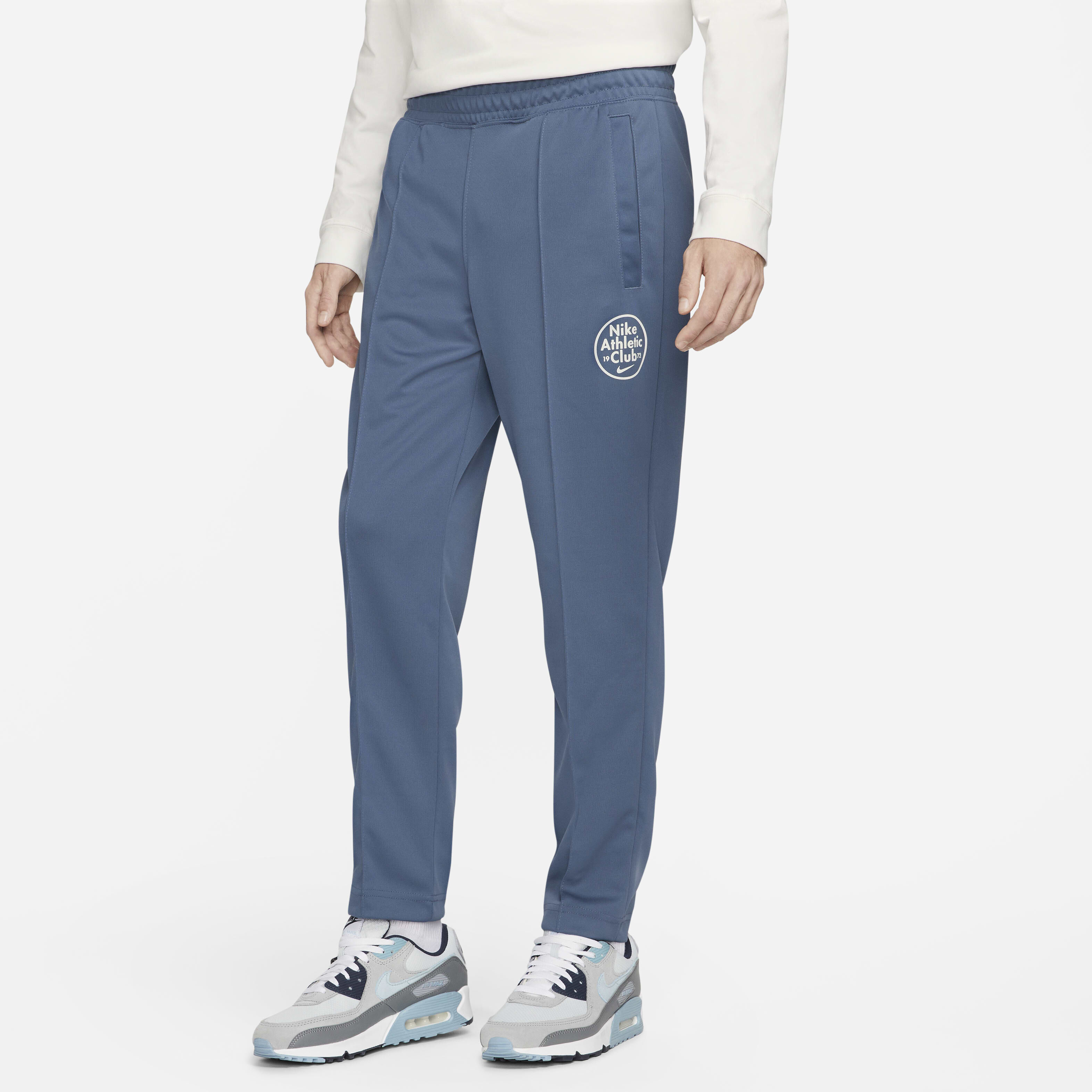 【HI FI FNK】e Dart Pintuck Pants Buy Nike Sportswear Men's Pintuck Trousers - Diffused Blue