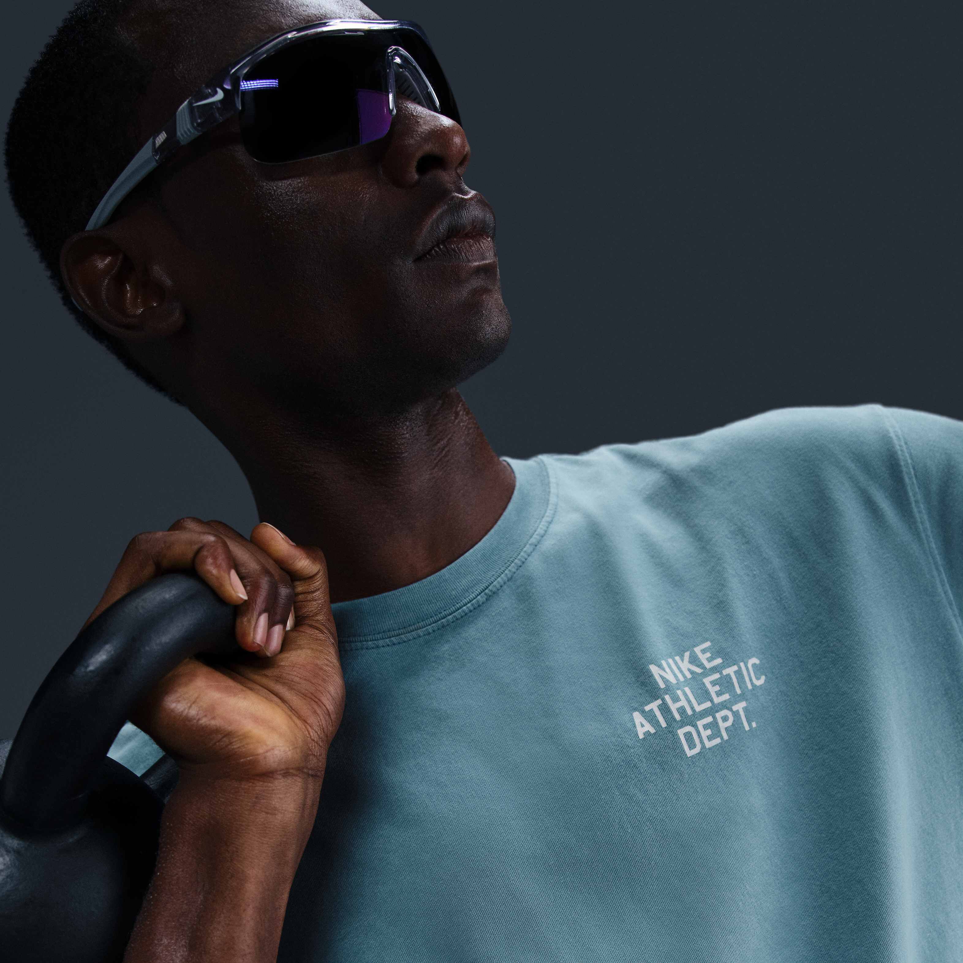 Buy Nike Men's Max90 Fitness T-Shirt - Smoky Blue | Nike