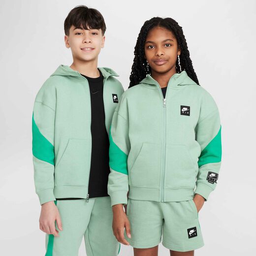 Clothing-Nike, Nike Air, Older Kids' Fleece Full-Zip Hoodie