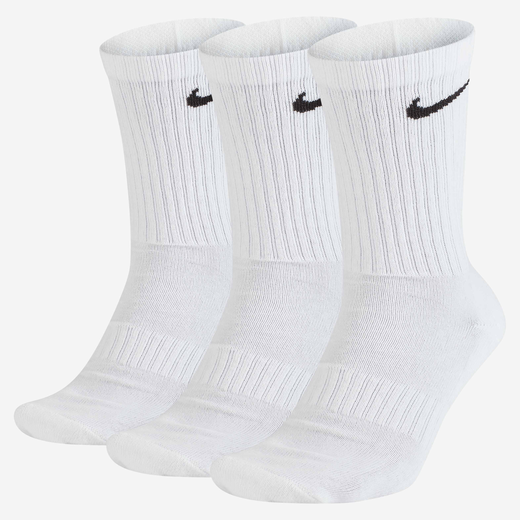 Accessories & Equipment-Nike, Nike Everyday Cushioned, Training Crew Socks (3 Pairs)