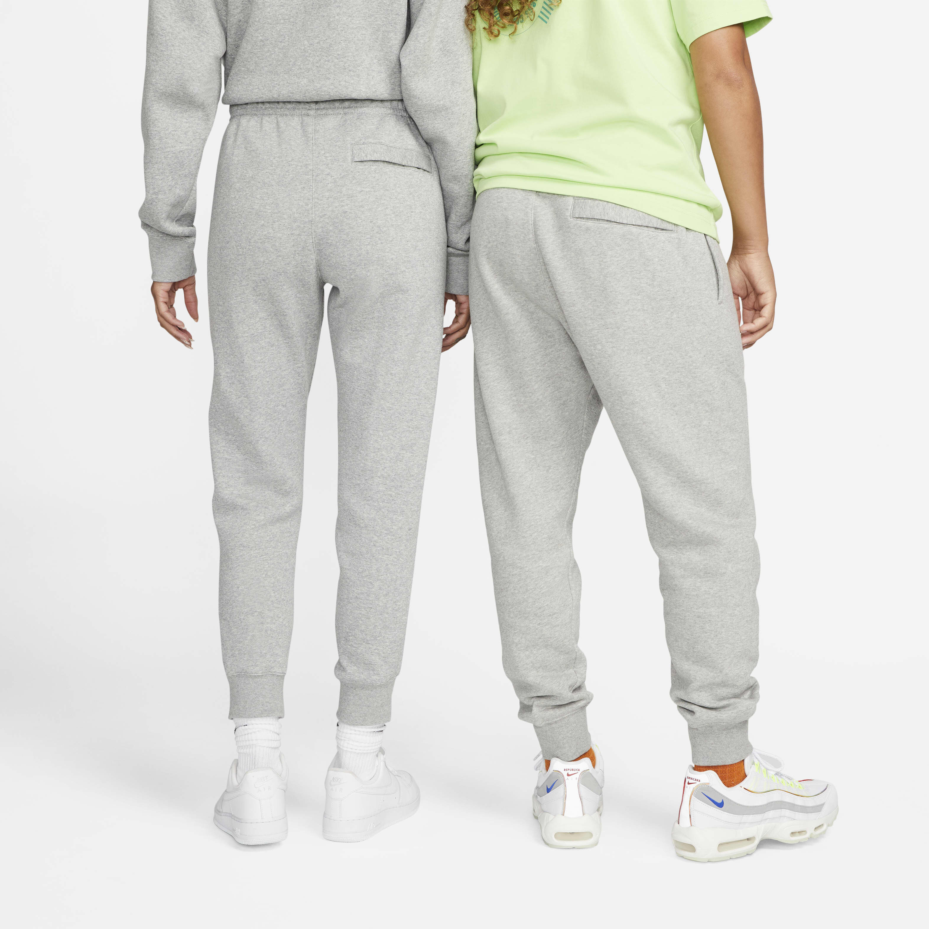 Light gray nike sweatpants top
