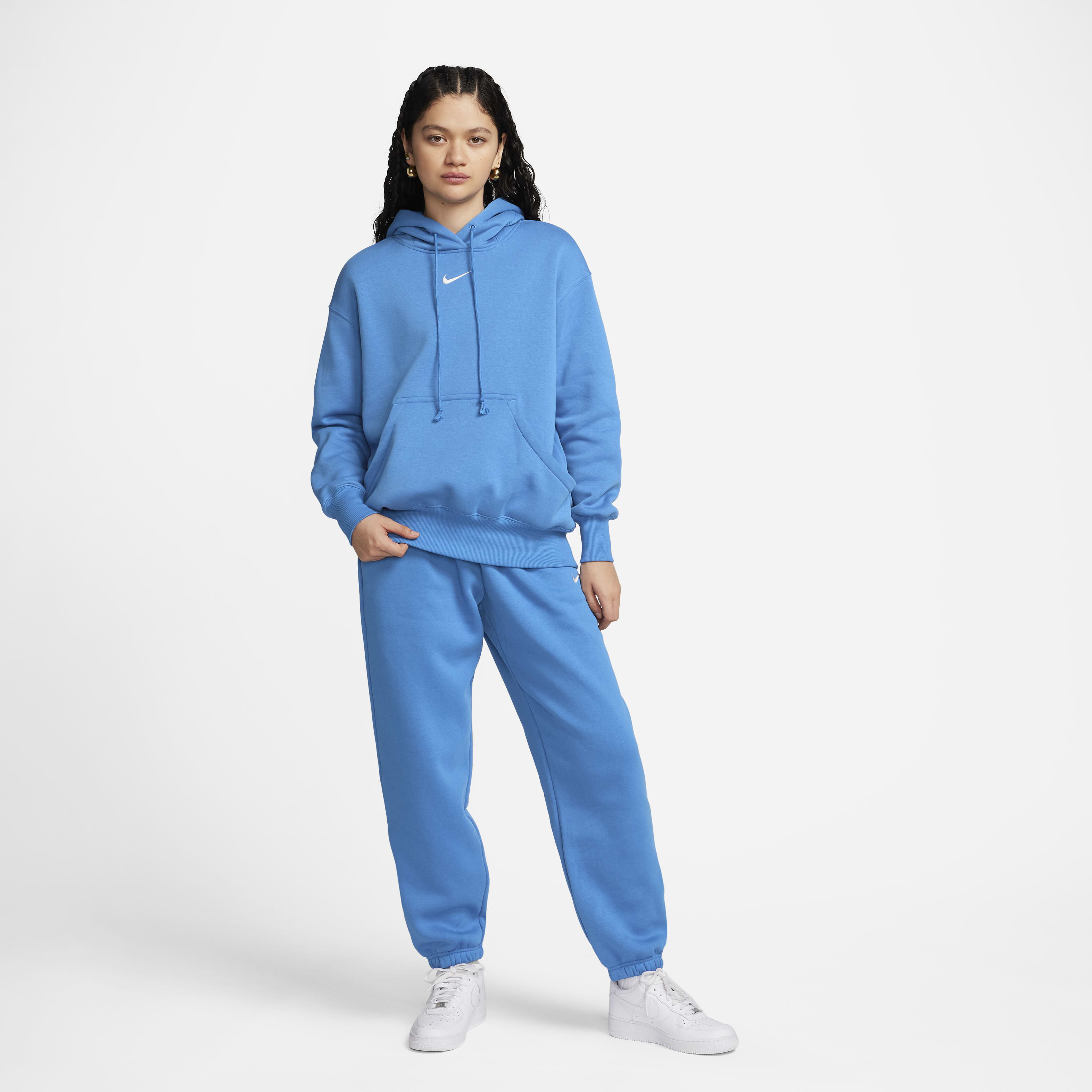 blue nike sweat suits for womens