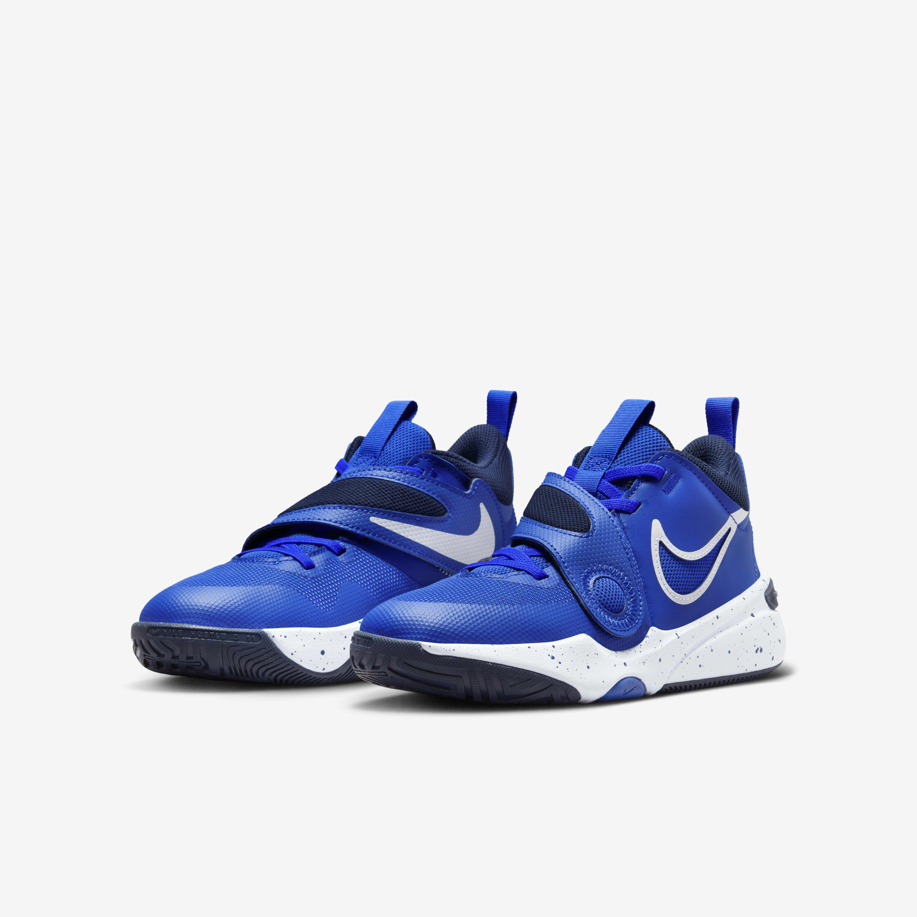 Buy Nike Team Hustle D 11 Older Kids Basketball Shoes Hyper Royal Obsidian White White Nike Kuwait Official