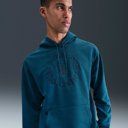 Tennis-Nike, NikeCourt Heritage, Men's Dri-FIT French Terry Tennis Pullover Hoodie