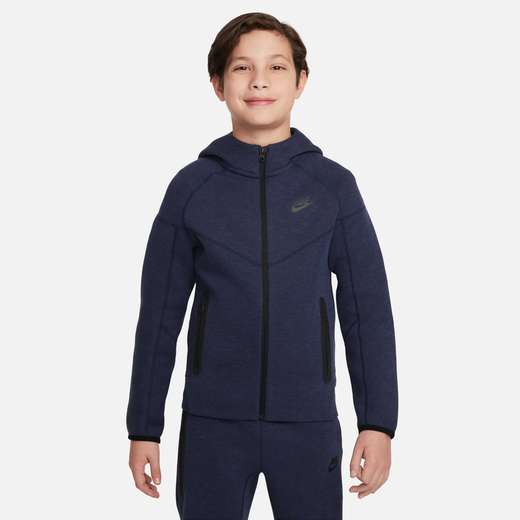 Pop of Colour-Nike, Nike Sportswear Tech Fleece, Older Kids' (Boys') Full-Zip Hoodie