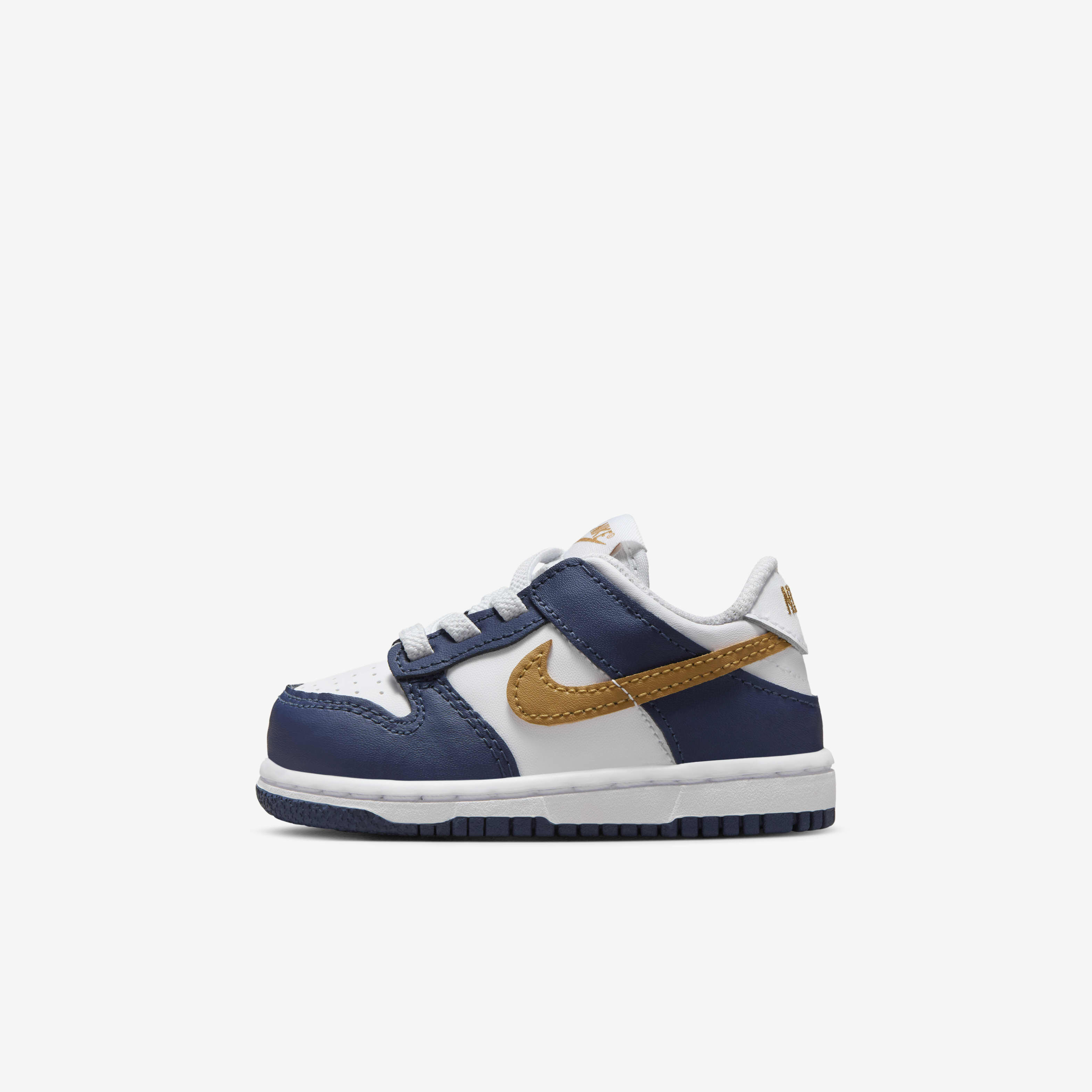 Buy Nike Dunk Low Baby Toddler Shoes White Midnight Navy Wheat Nike Kuwait Official