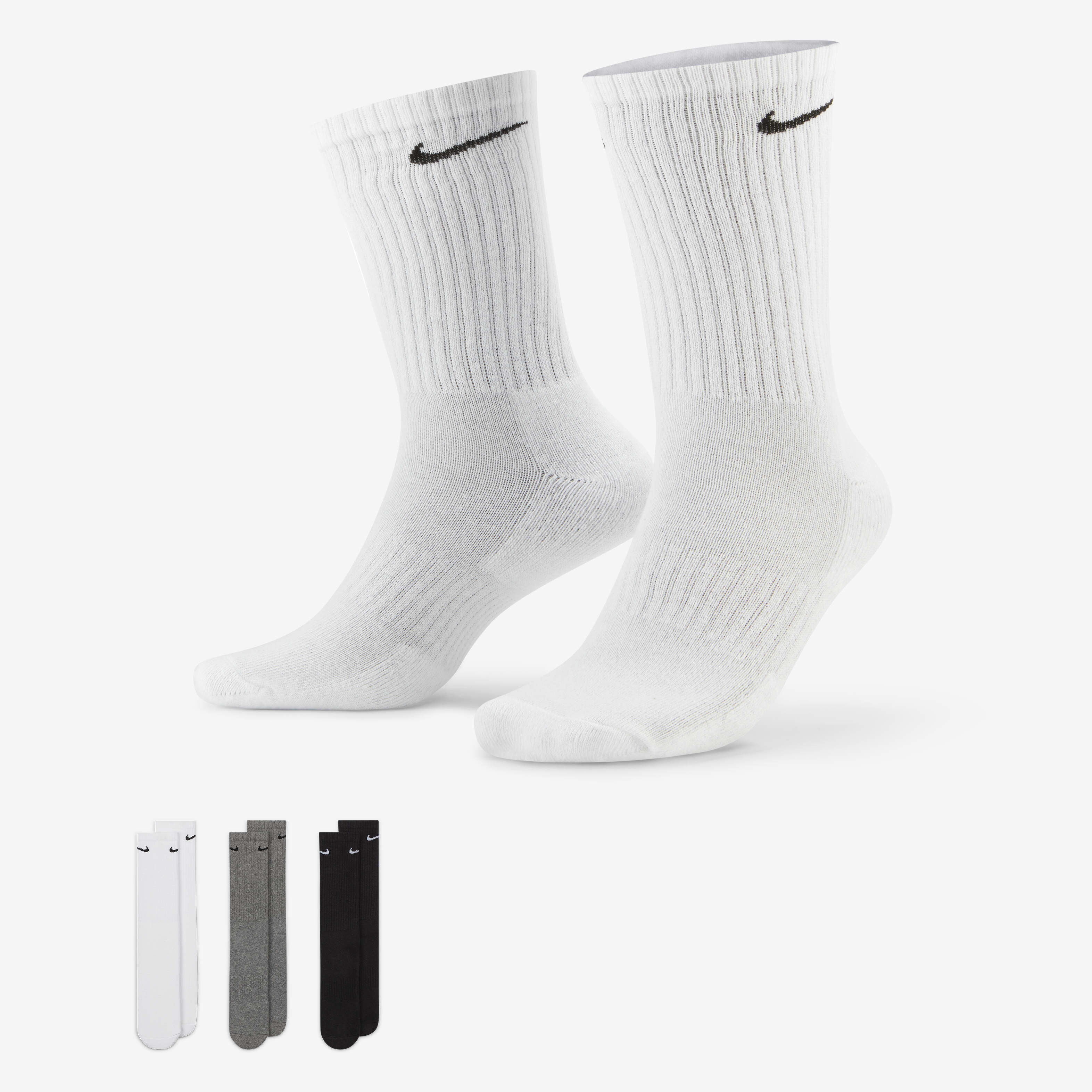 Nike socks pack of 3 online