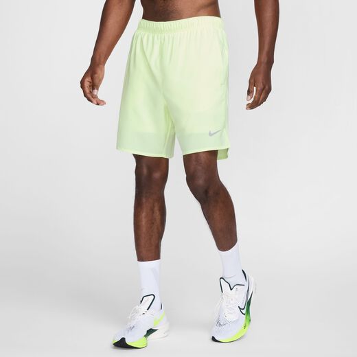 Buy Nike Challenger Men s Dri FIT 18cm approx. 2 in 1 Running Shorts Barely Volt Barely Volt Barely Volt Nike Kuwait Official