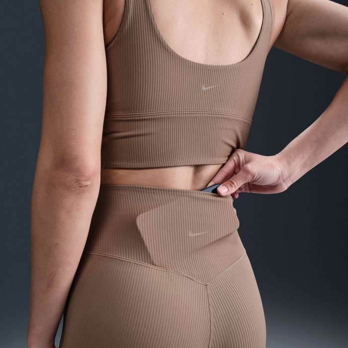 Buy Nike Zenvy Rib Women's High-Waisted Flared Leggings - Mink Buy Nike Zenvy Rib Women's High-Waisted Flared Leggings - Mink