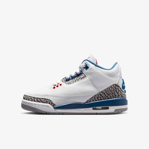 جوردن-جوردن, Air Jordan 3 Retro "True Blue", حذاء للأطفال الكبار