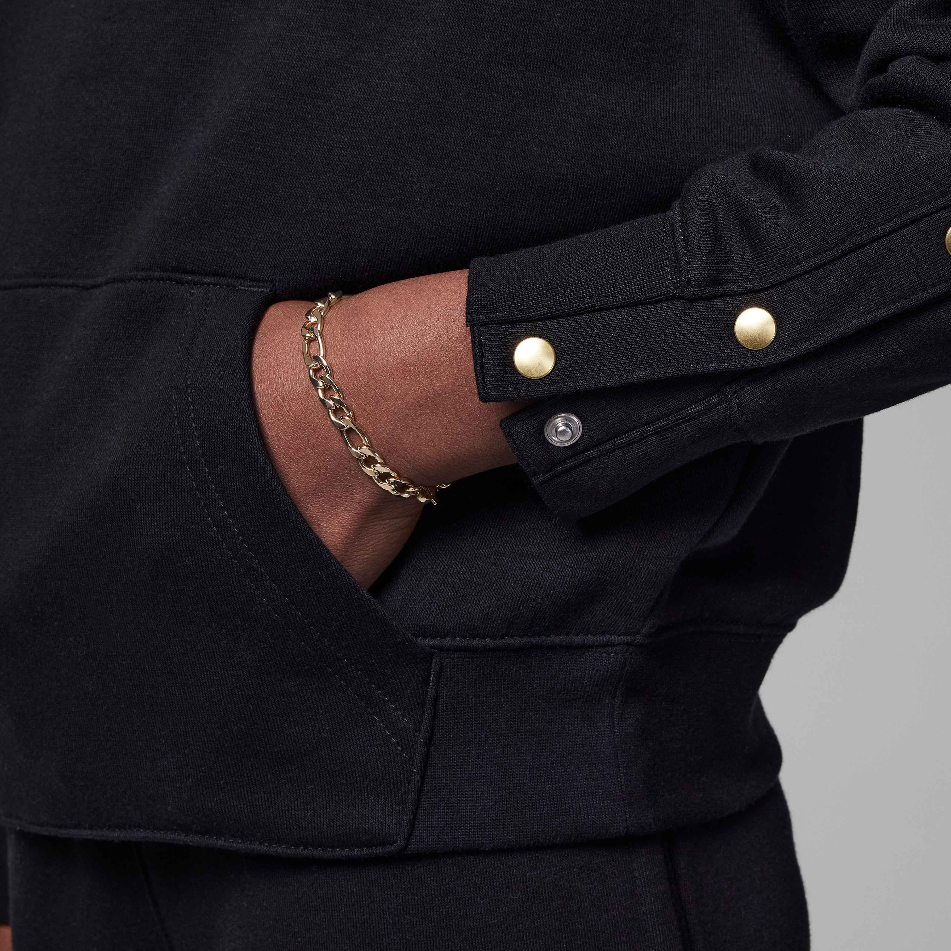 Jordan Take Flight Press-Stud Cuff Pullover image number 3