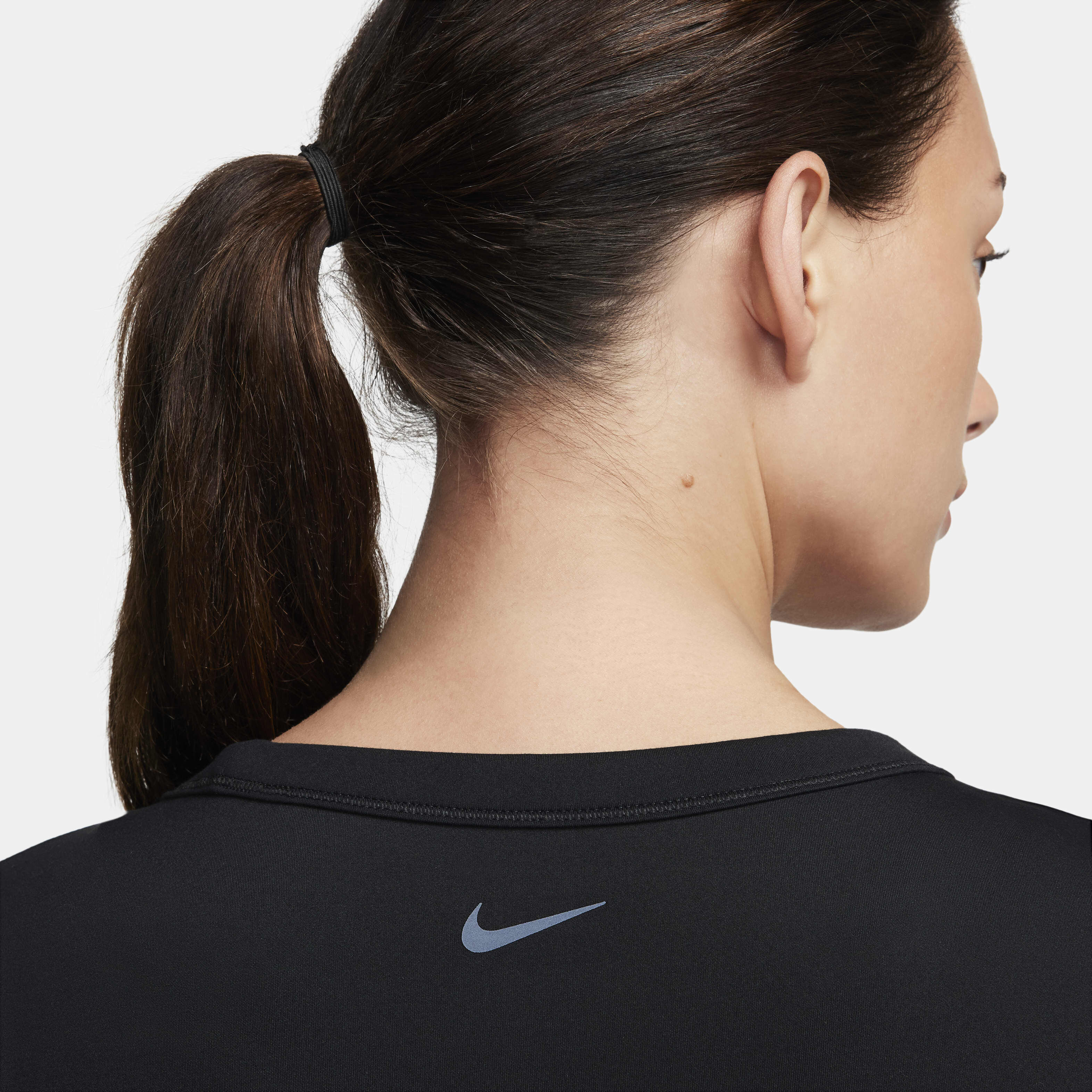 Nike black short sleeve crop top outlet