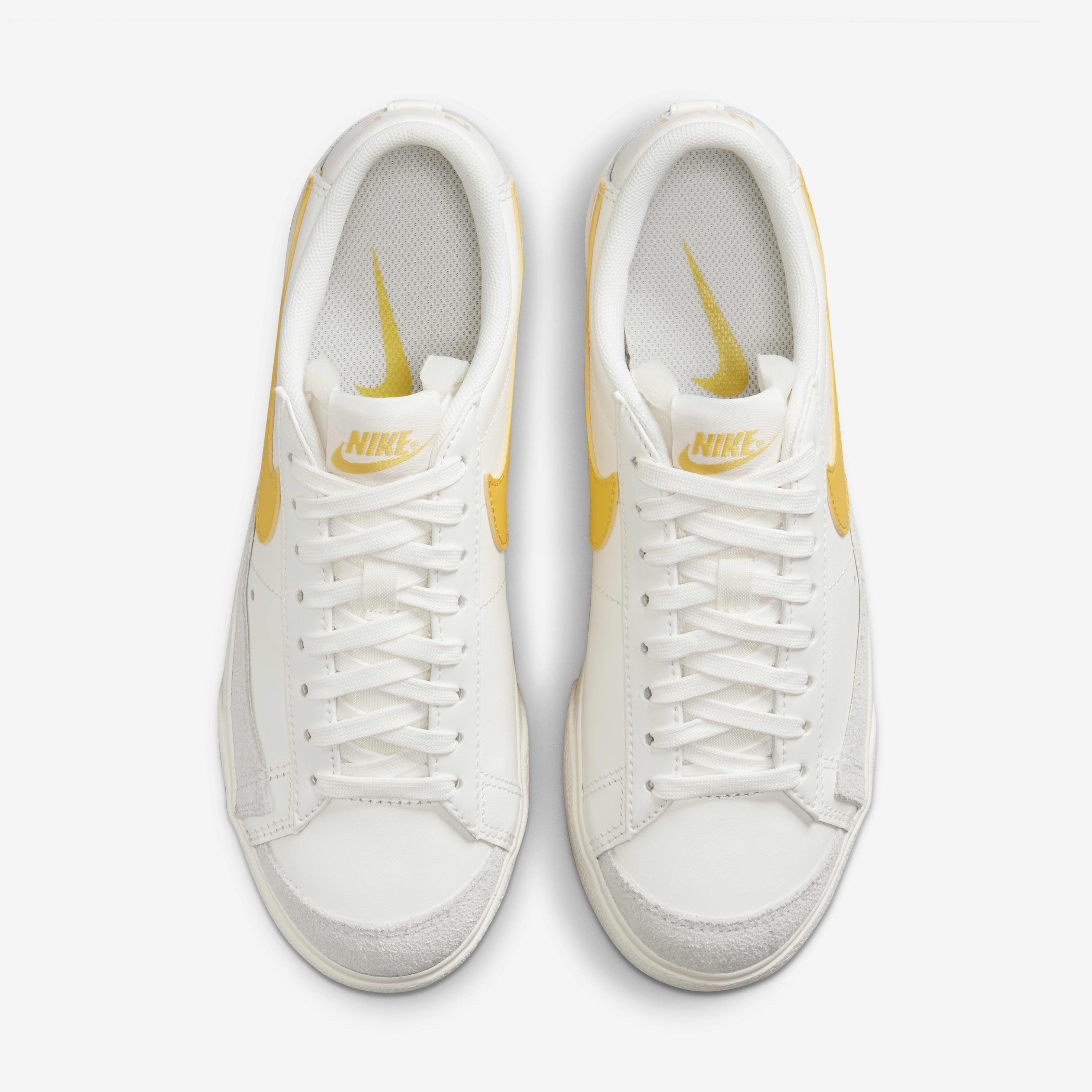 Nike yellow platform shoes sales