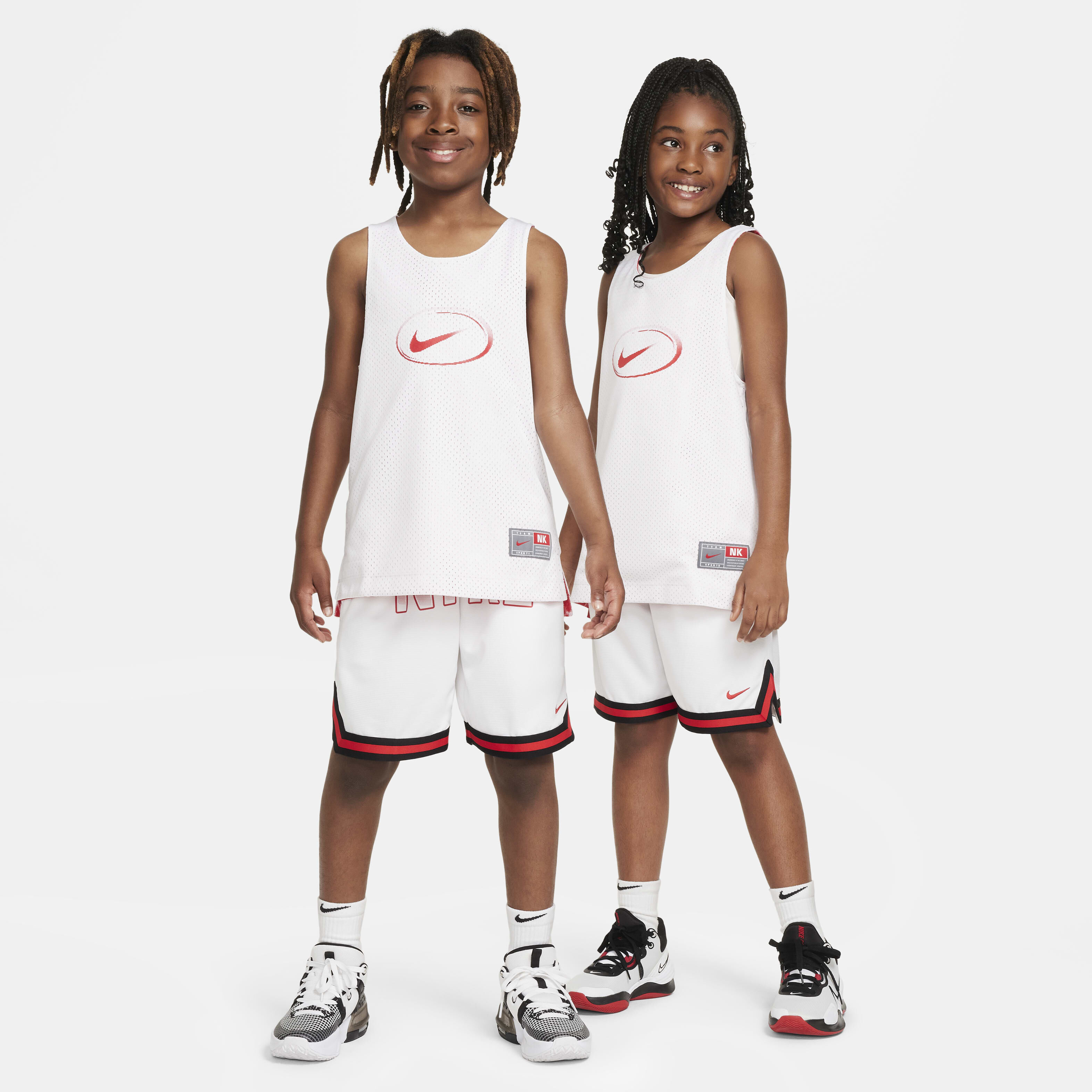 Buy Nike Culture of Basketball Older Kids Reversible Jersey White University Red University Red Nike Kuwait Official