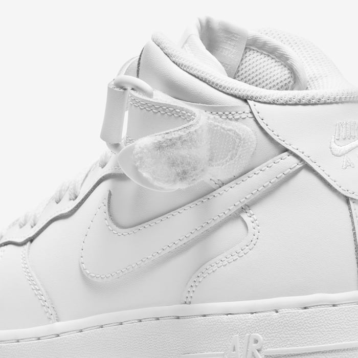 Buy Nike Air Force Mid LE Older Kids' Shoe White/White Nike