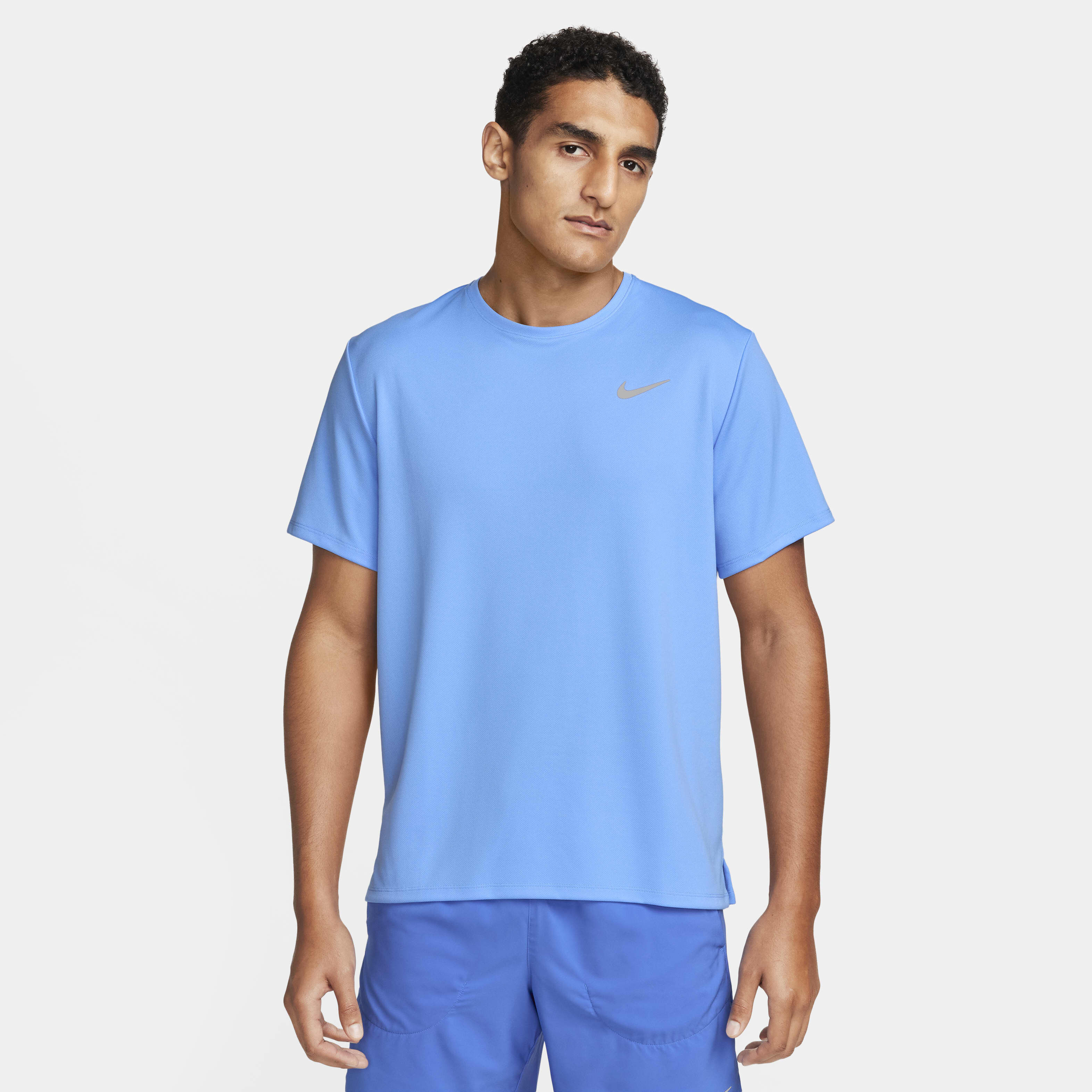 Nike miler uv men's running shirt outlet