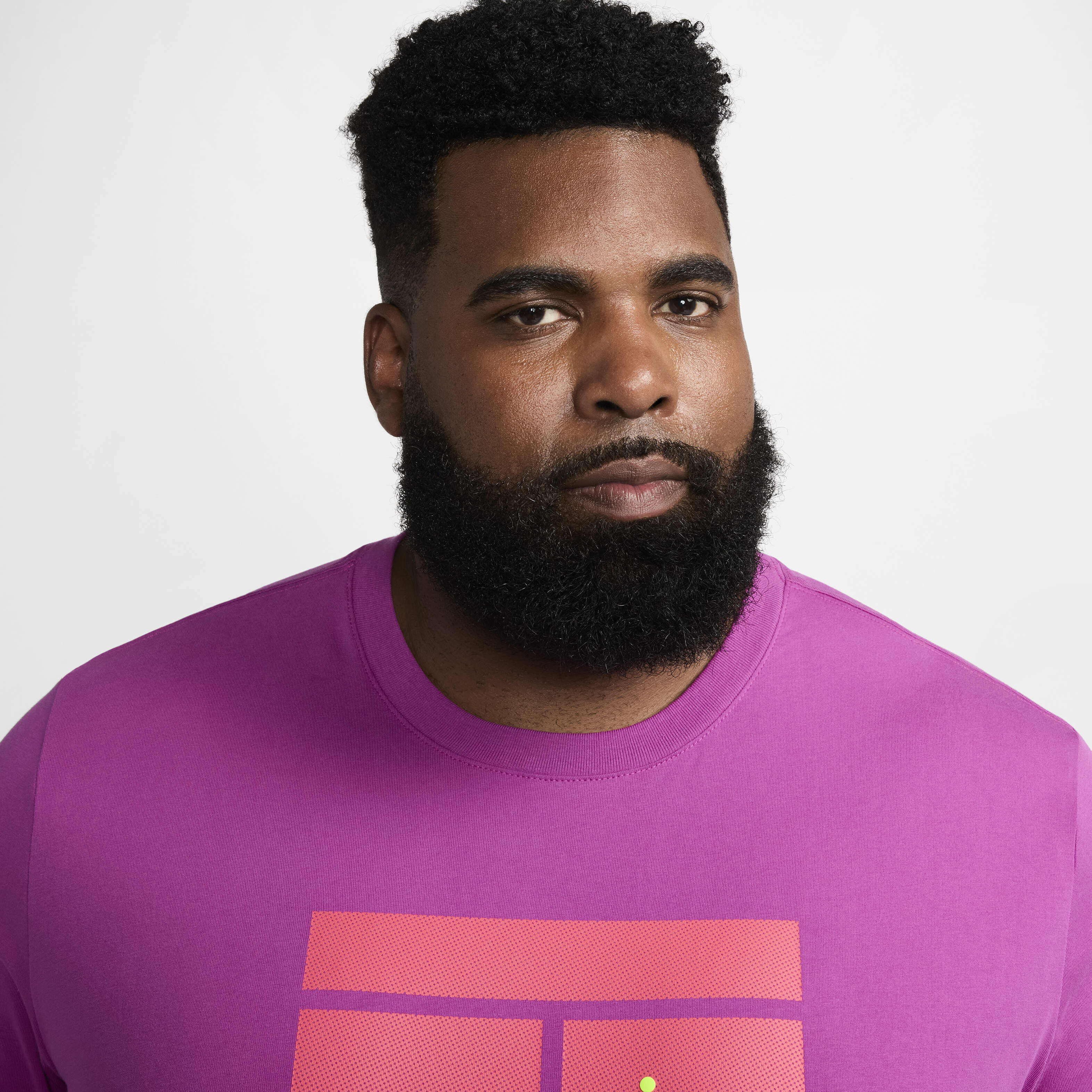 Buy NikeCourt Men's Tennis T-Shirt - Hot Fuchsia | Nike