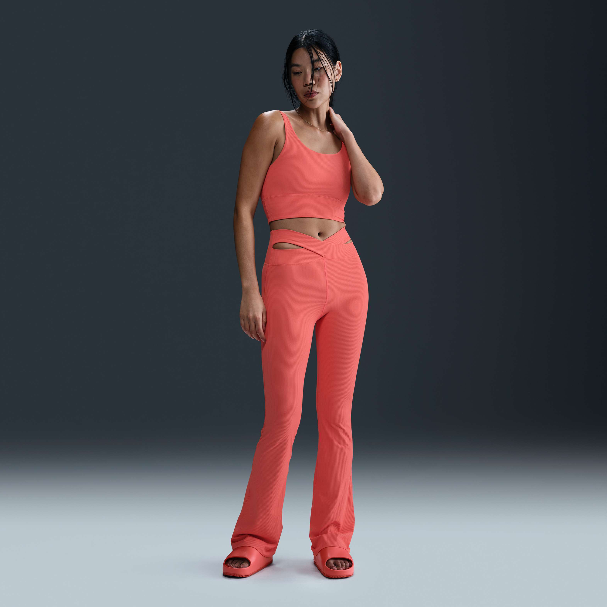 Buy Nike Zenvy Rib Women's Gentle-Support High-Waisted