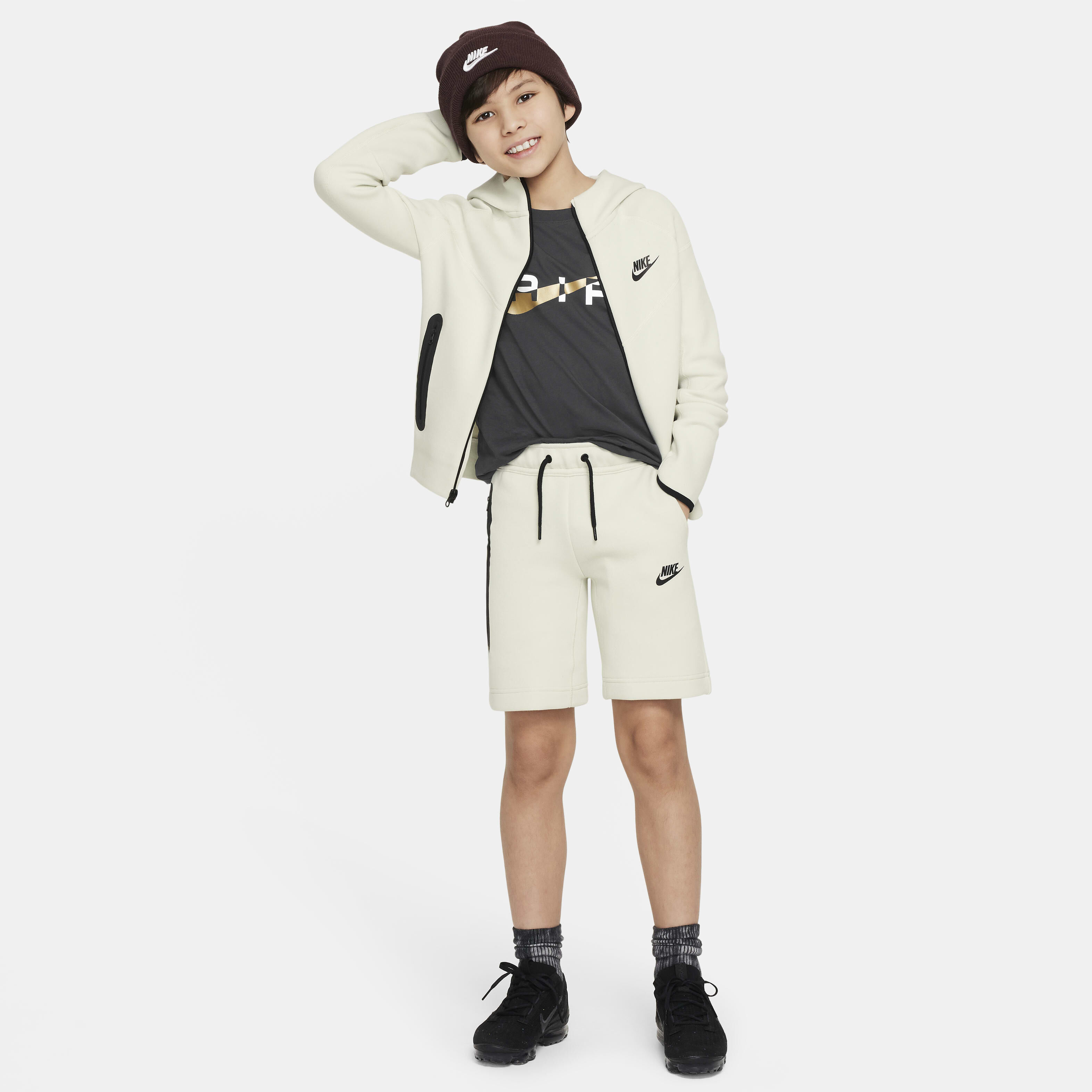 Buy Nike Tech Fleece Older Kids Boys Shorts Nike Kuwait Official