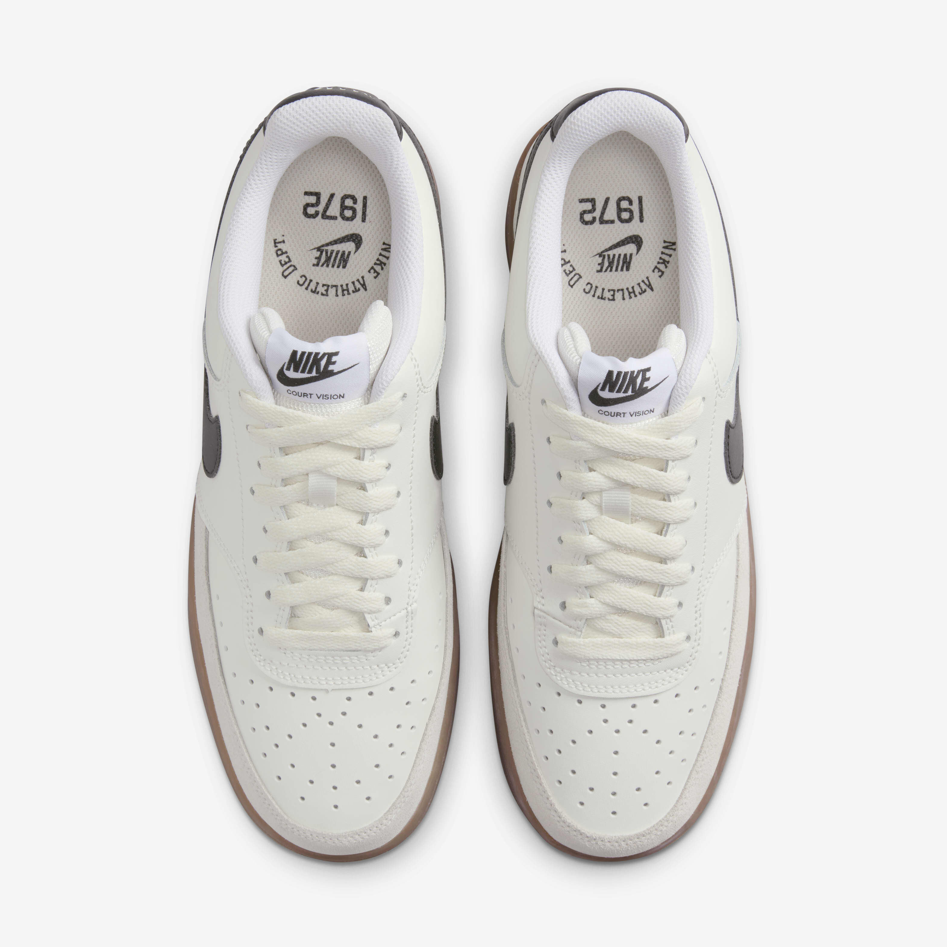 Buy Nike Court Vision Low Men s Shoes Sail Light Orewood Brown White Black Nike Kuwait Official