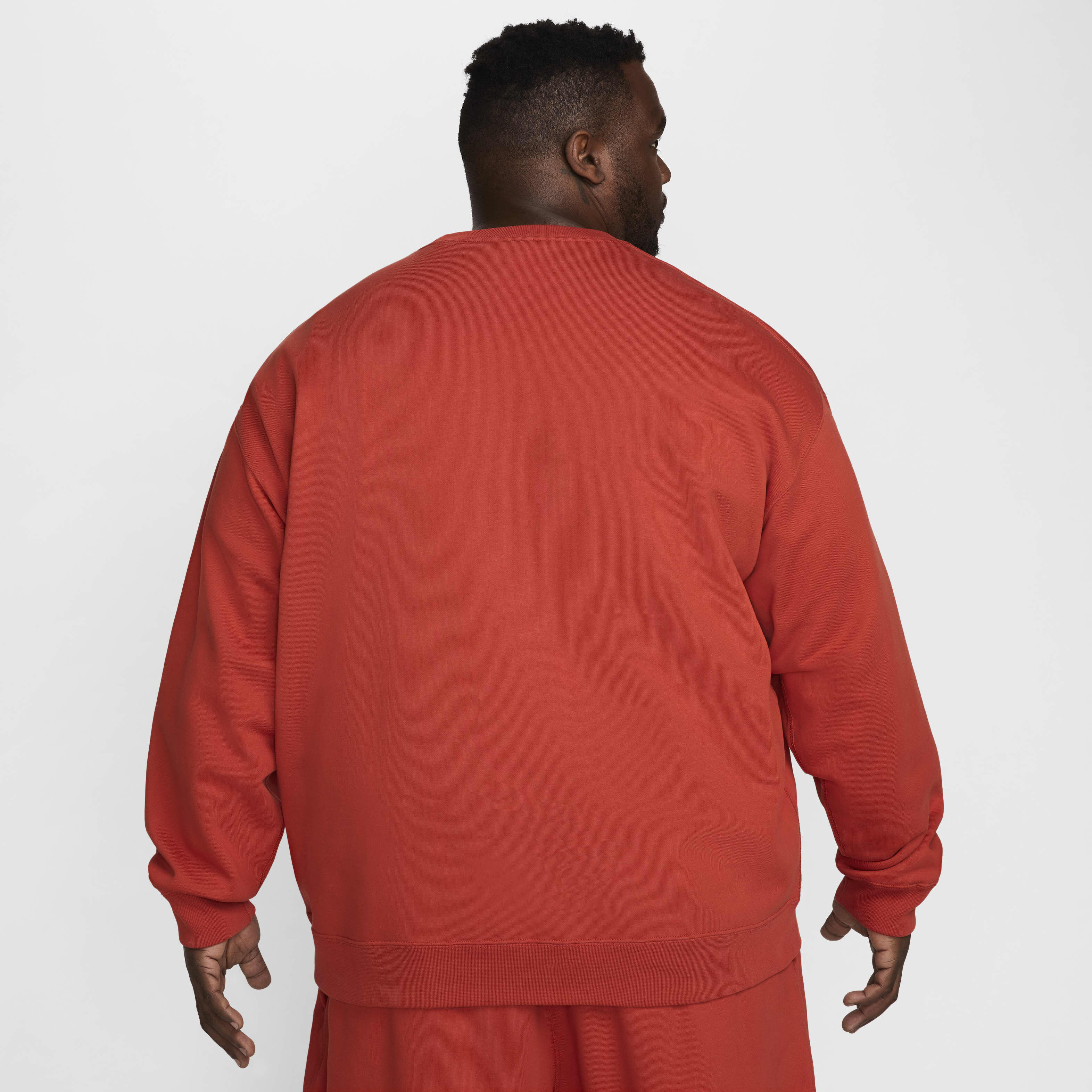 Buy Nike Solo Swoosh Men's Fleece Crew - Dragon Red/White