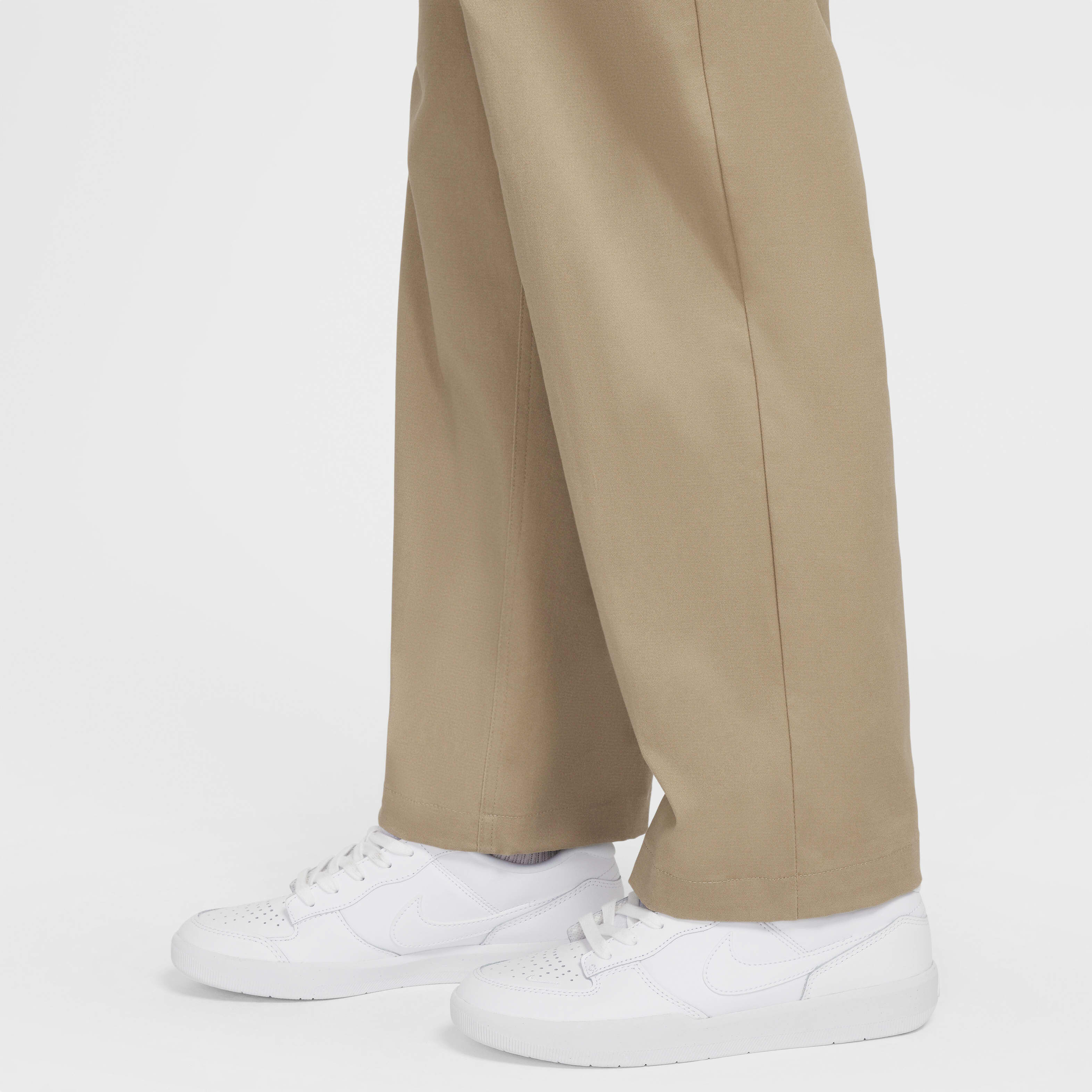 Buy Nike SB Older Kids Chino Skate Trousers Khaki Light Orewood Brown Nike Kuwait Official