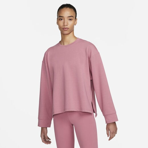 هودي وسويت شيرت يوغا-نايكي, نايكي يوغا دراي-فِت, سويتشيرت كرو للنساء