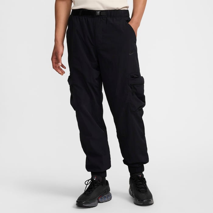 Buy Nike Tech Men's Woven Cargo Trousers Black/Black Nike