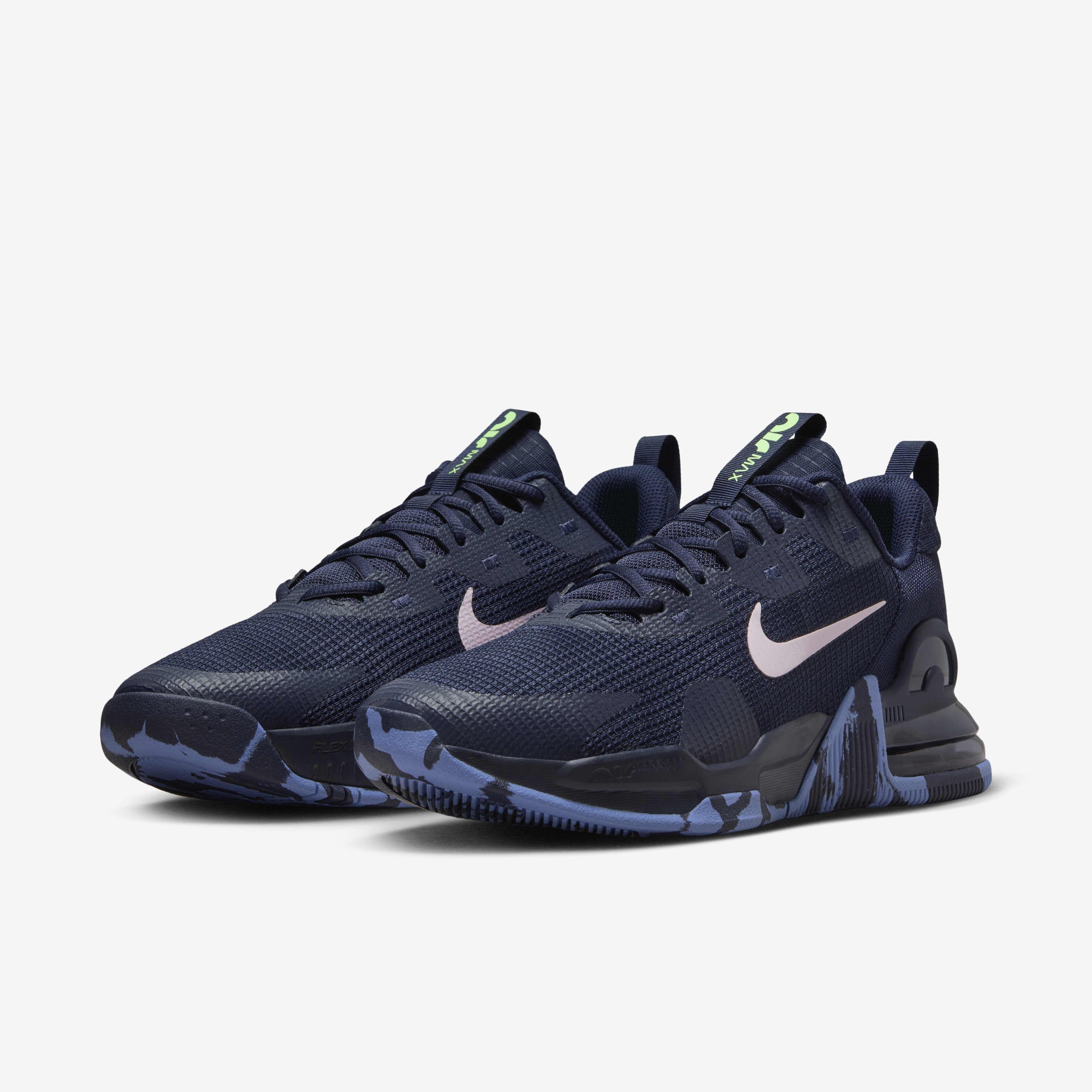 Buy Nike Air Max Alpha Trainer 5 Men s Workout Shoes Obsidian Lime Blast Polar Pink Foam Nike Kuwait Official
