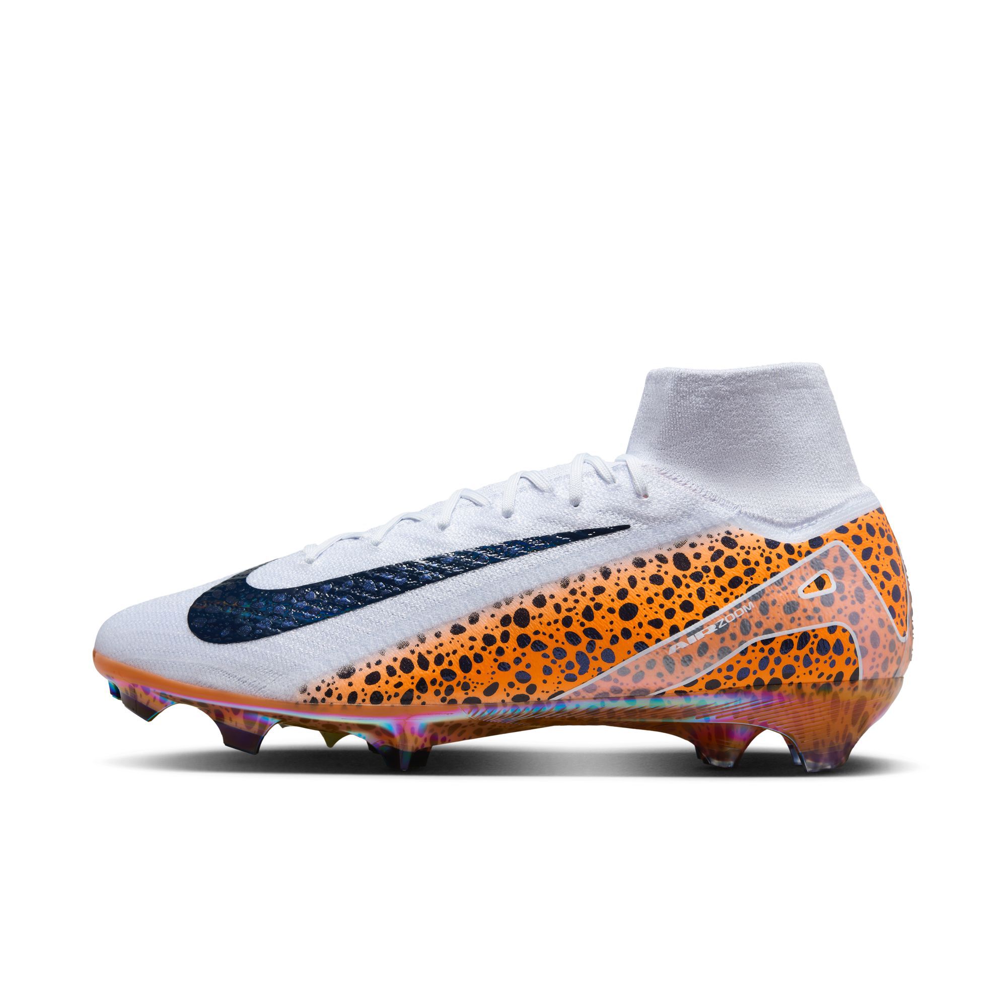 Nike mercurial superfly white orange hot sale