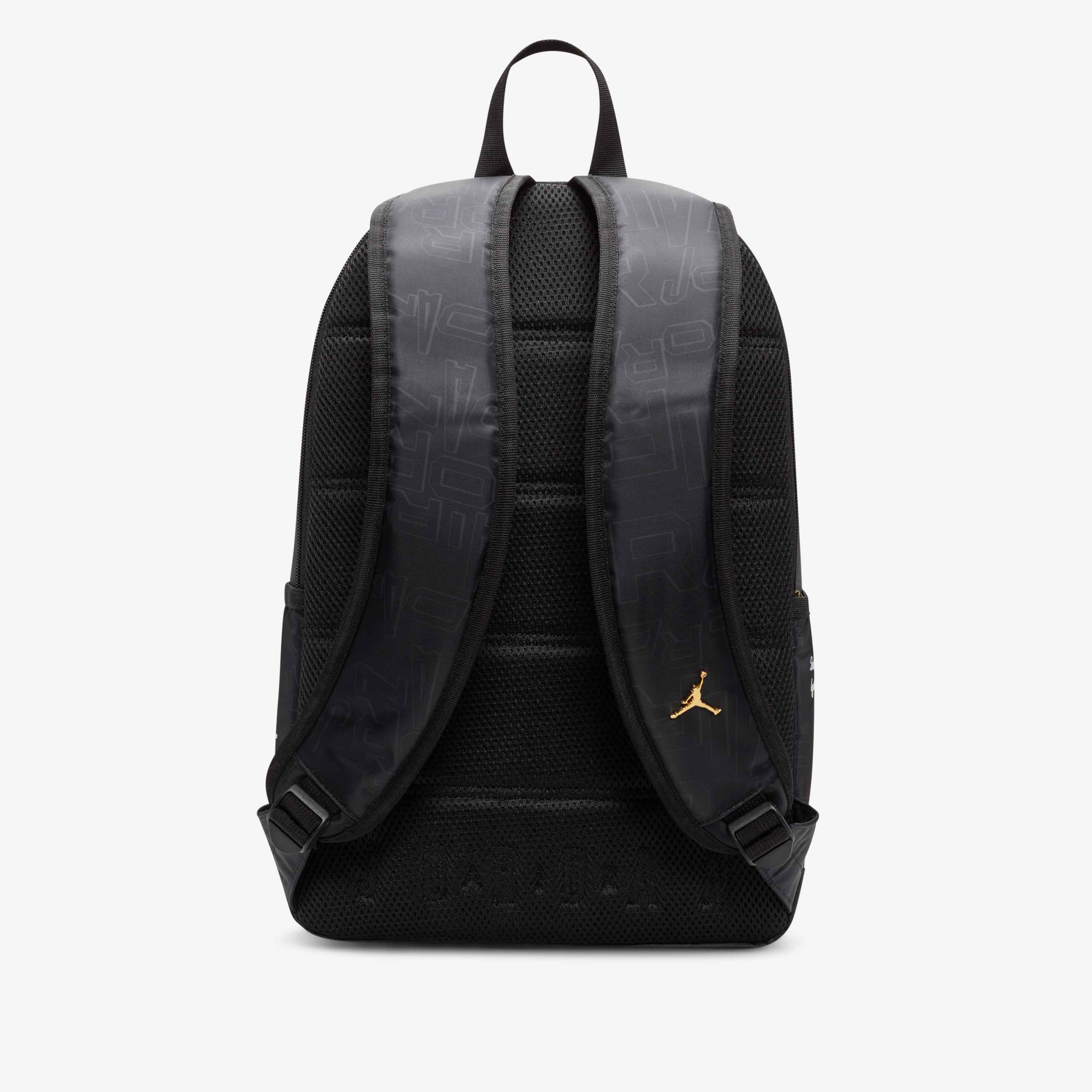 Jordan Black and Gold Backpack image number 3