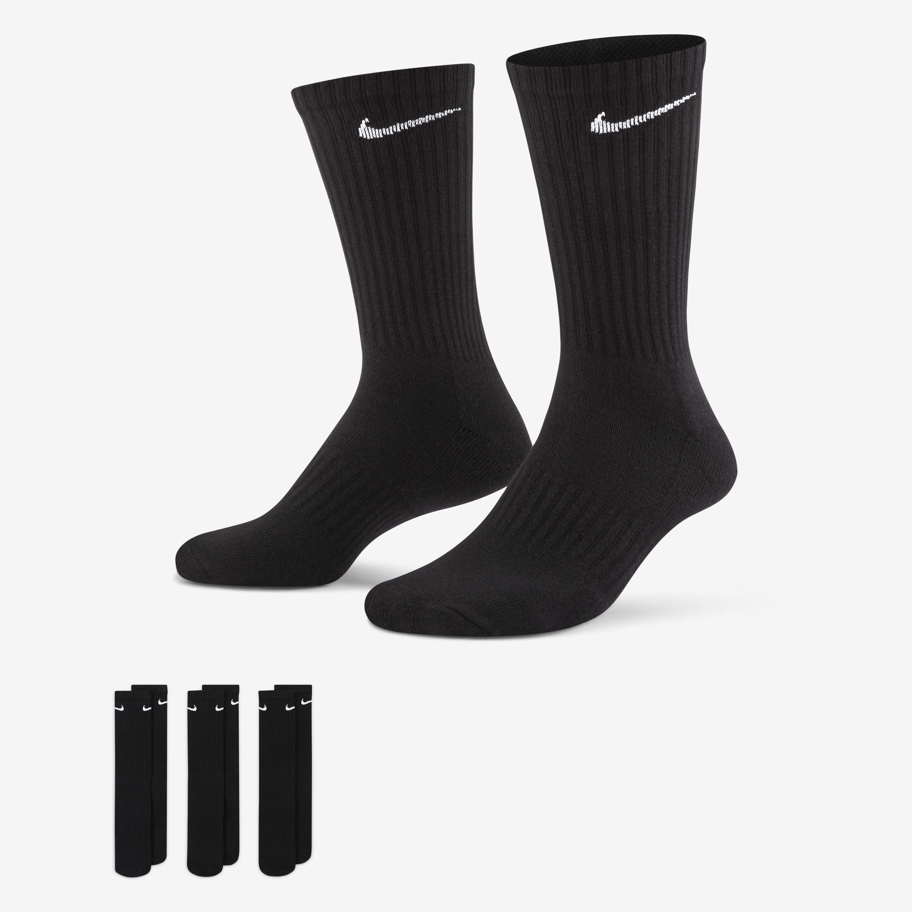 Buy Nike Everyday Cushioned Training Crew Socks 3 Pairs Nike Kuwait Official