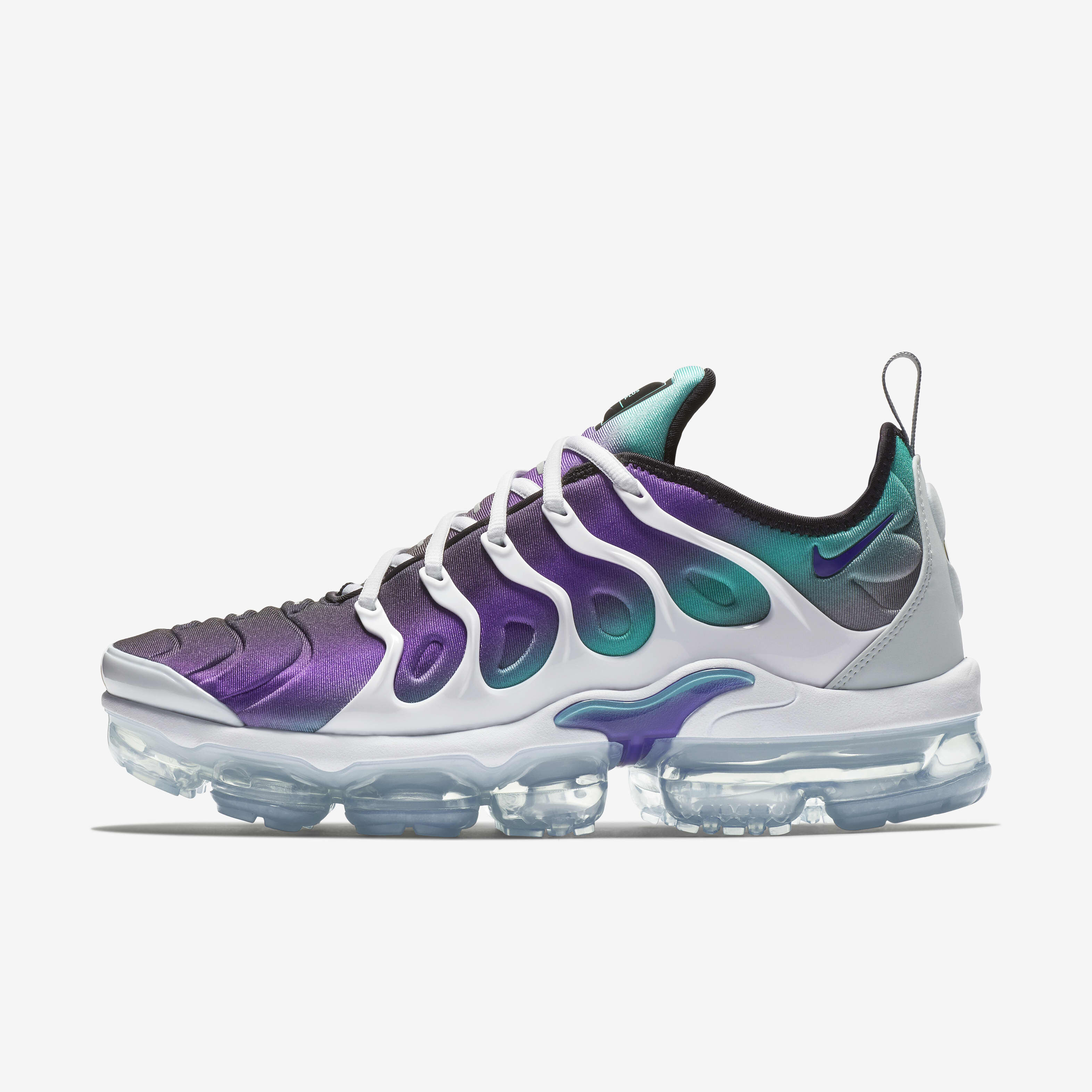 Buy Nike Air VaporMax Plus Men s Shoes White Aurora Green Black Fierce Purple Nike Kuwait Official