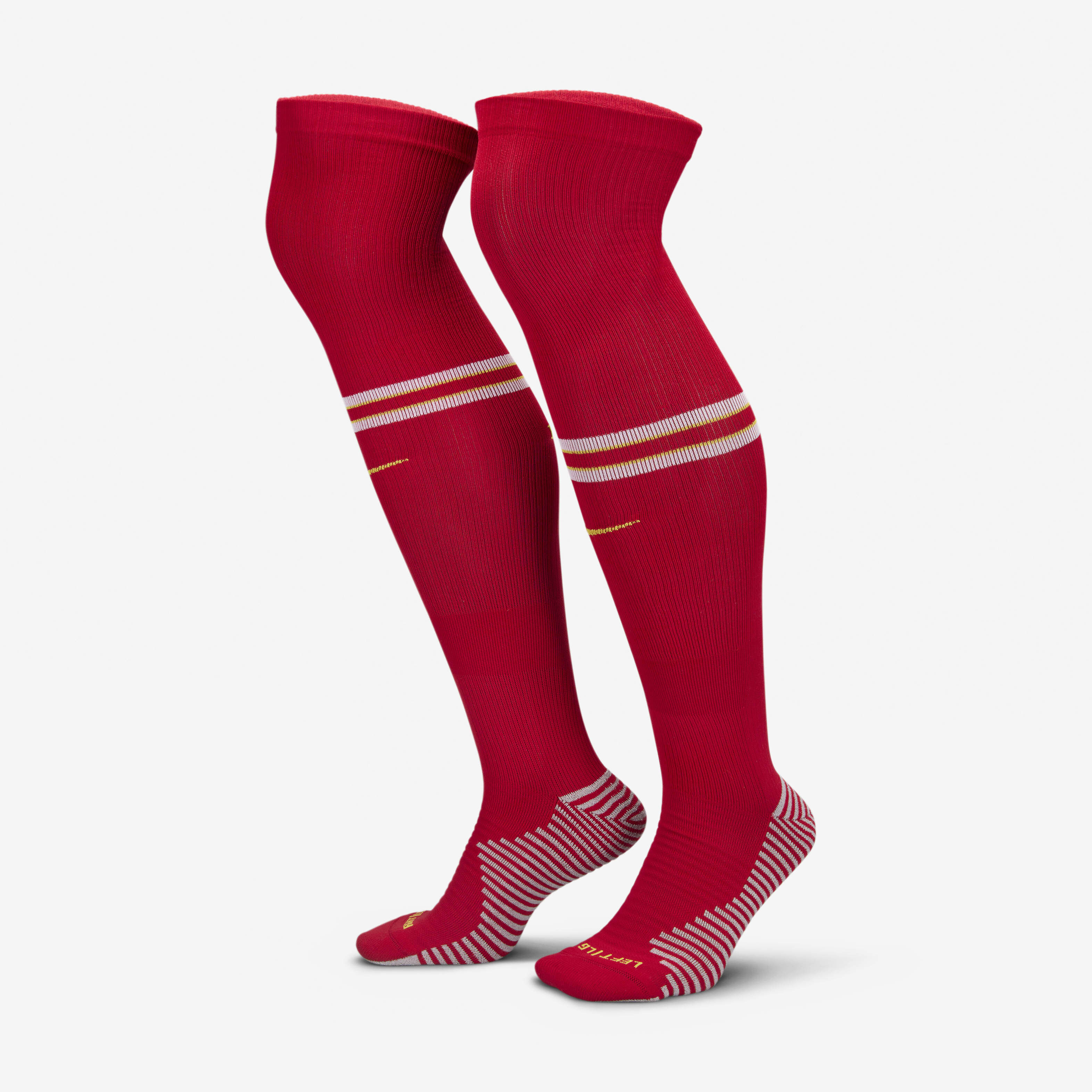 Nike red football socks deals