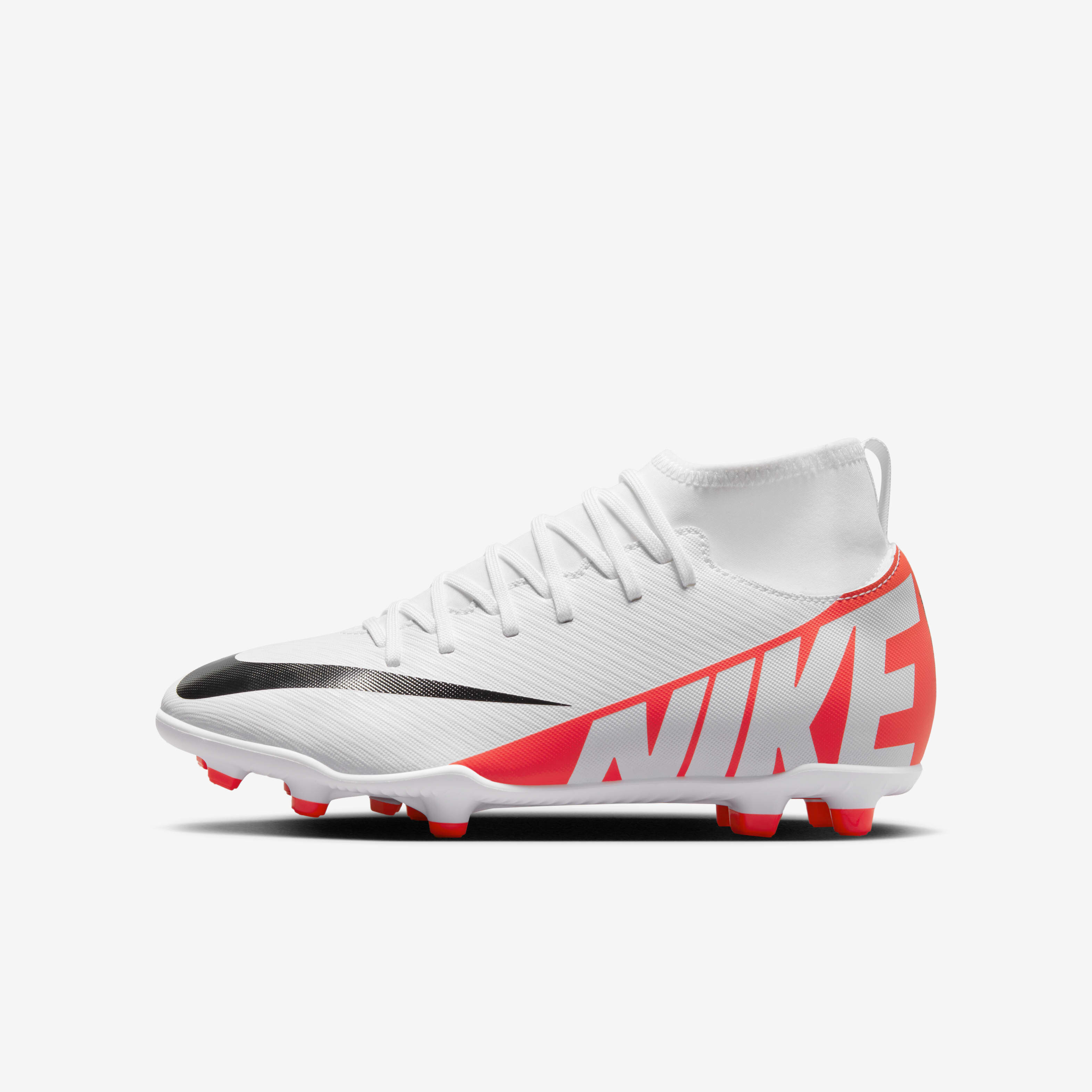 Buy Nike Jr. Mercurial Superfly 9 Club Younger Older Kids Multi Ground High Top Football Boot Bright Crimson Black White Nike Kuwait Official