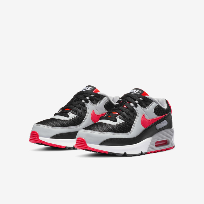 Buy Nike Air Max 90 LTR Older Kids' Shoes Black/White/Wolf Grey