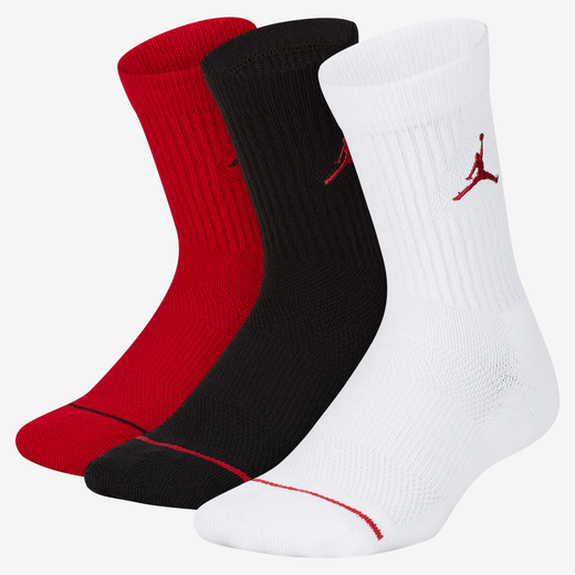 Basketball Socks-JRDN, Jordan, Older Kids' Crew Socks (3 Pairs)