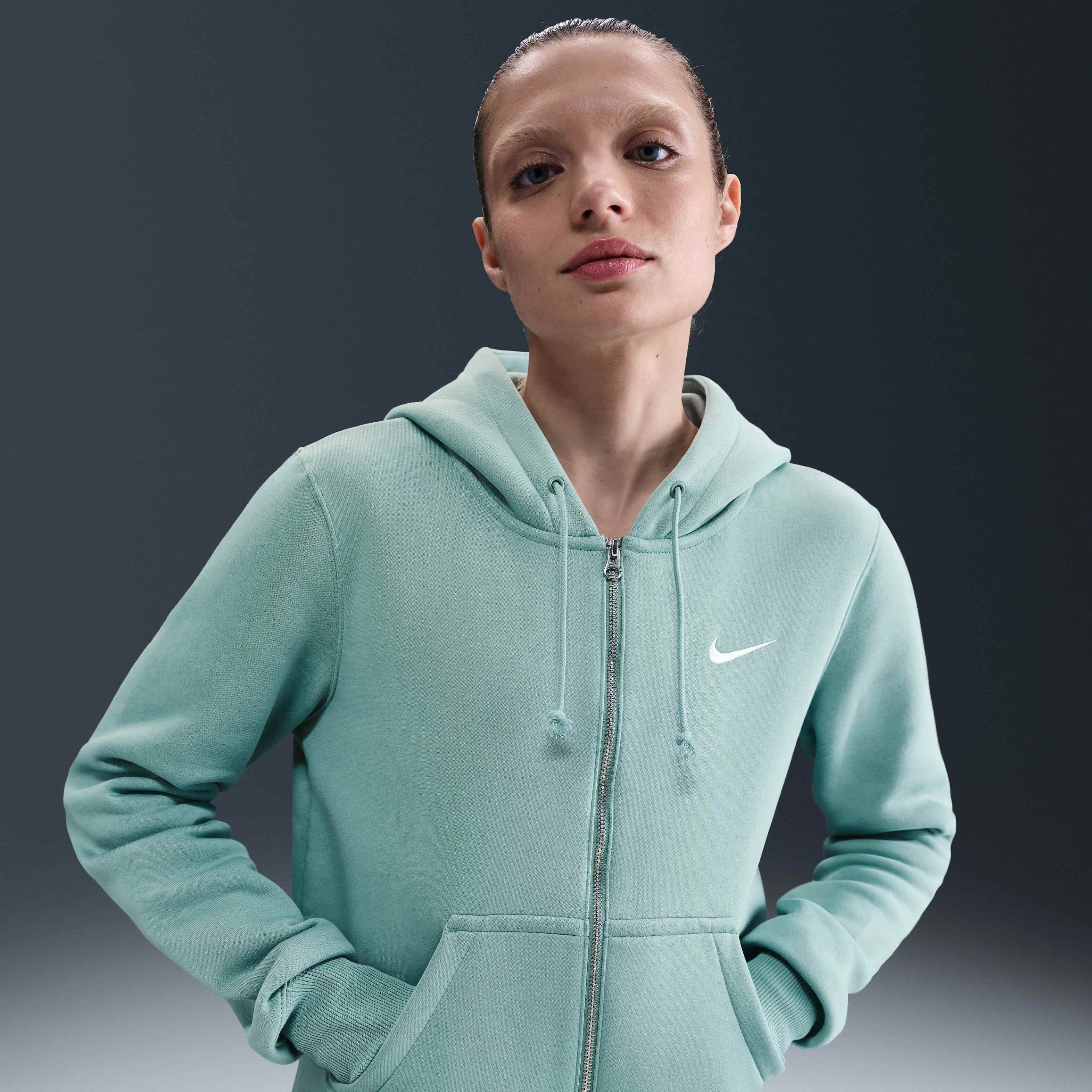 womens nike hoodie teal