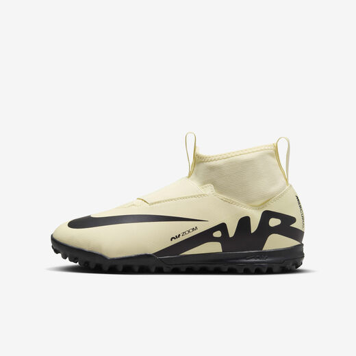 ملابس رياضة كرة القدم-نايكي, نايكي جونيور ميركيوريال سوبرفلاي 9 اكاديمي, حذاء كرة القدم لأسطح الملاعب الصناعية للأطفال الكبار والصغار