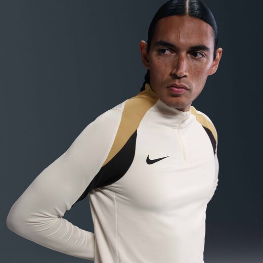 Men's Clothing-Nike, Nike Strike, Men's Dri-FIT Football 1/2-Zip Drill Top
