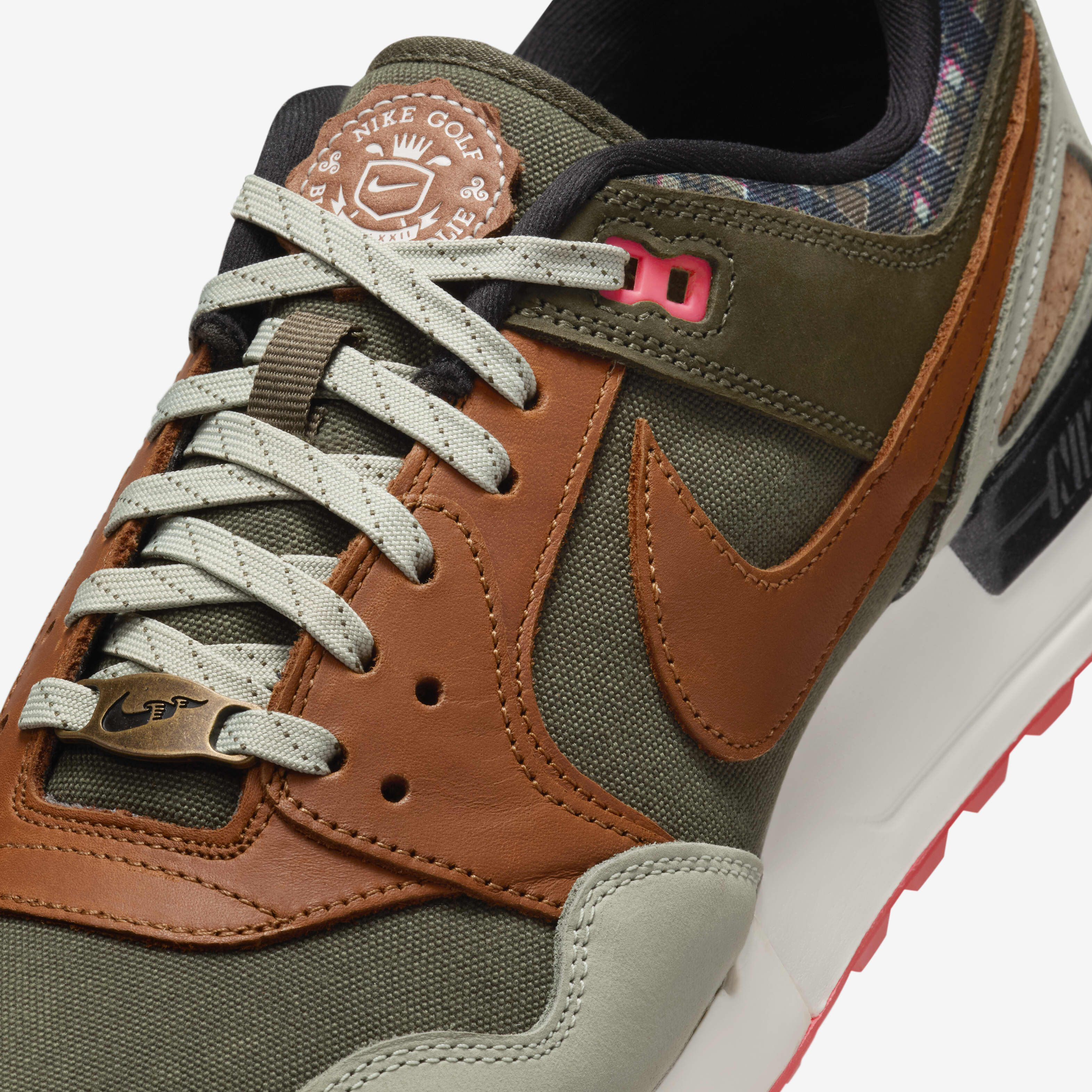 Buy Nike Air Pegasus 89 Golf Shoes Cargo Khaki Jade Horizon Hot Punch Light British Tan Nike Kuwait Official