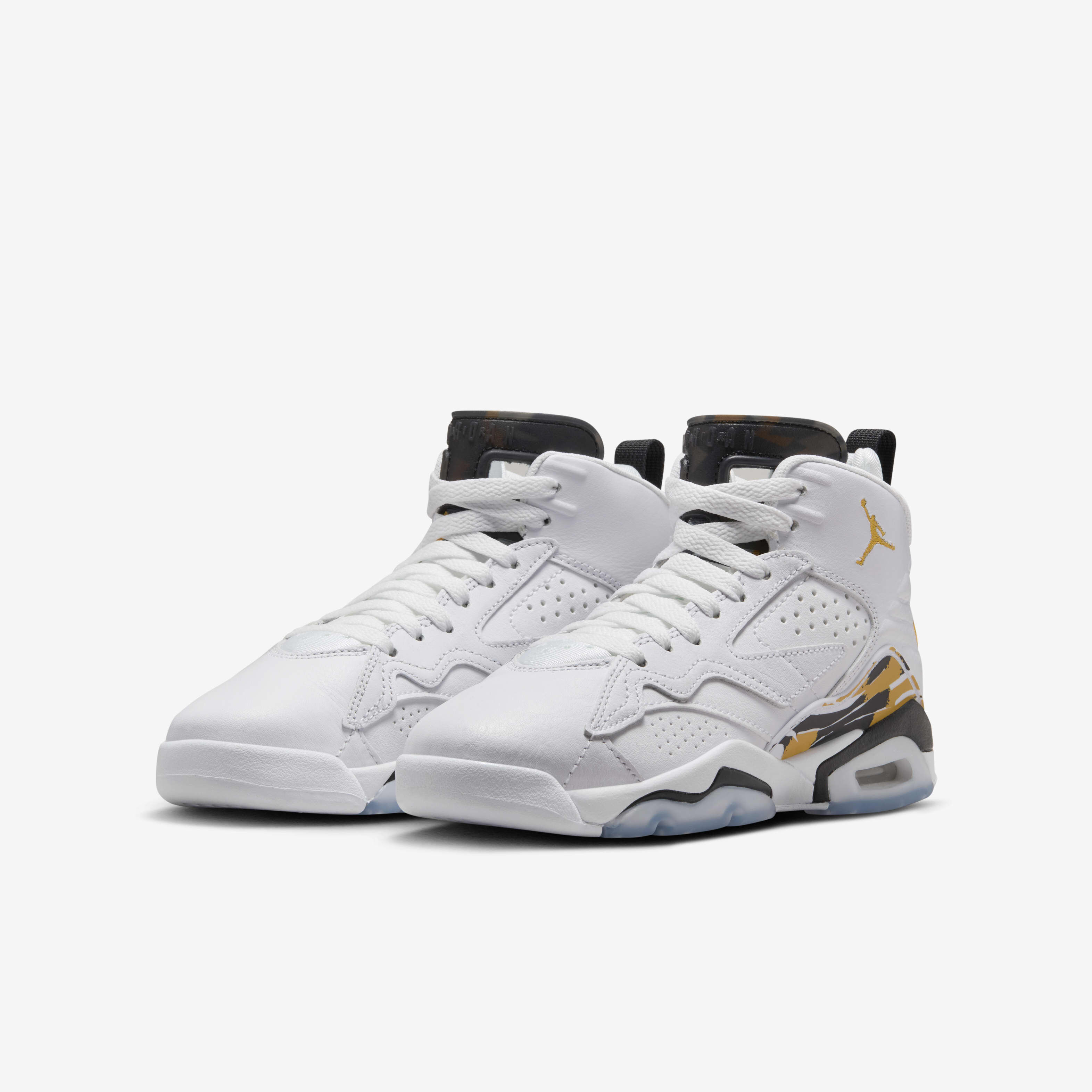シューズ(男性用) NIKE JORDAN MVP WHITE/YELLOW OCHRE-BLACK Jordan Jumpman MVP Mens Basketball Shoes White Yellow Ochre