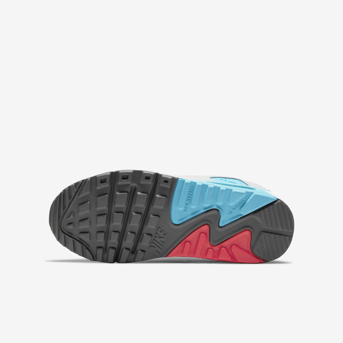 Buy Nike Air Max 90 LTR Older Kids' Shoes White/Chlorine Blue