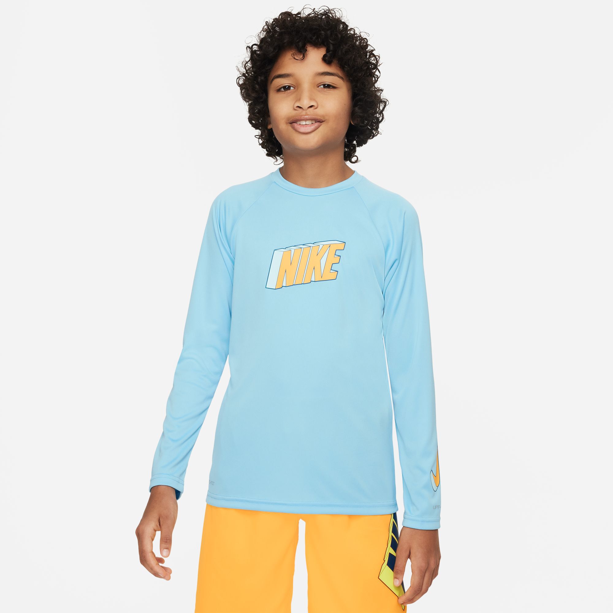 ★Nike★ Men's Rash Guard Luxe Letter 7 Inch Bali Short NESS Nike Swim Men's Lux Letter Volley 7