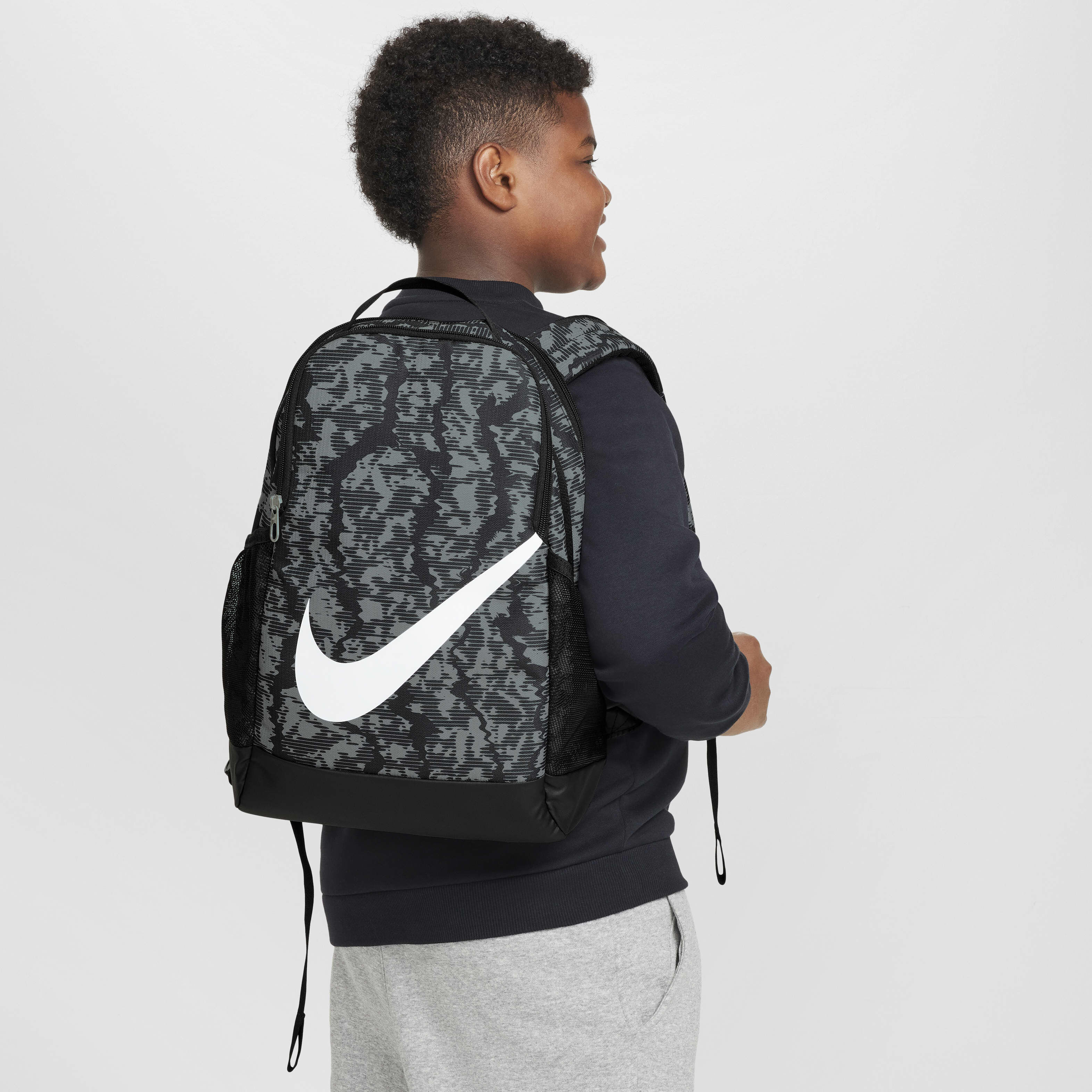 Buy Nike Brasilia Kids Backpack 18L Black Black White Nike Kuwait Official