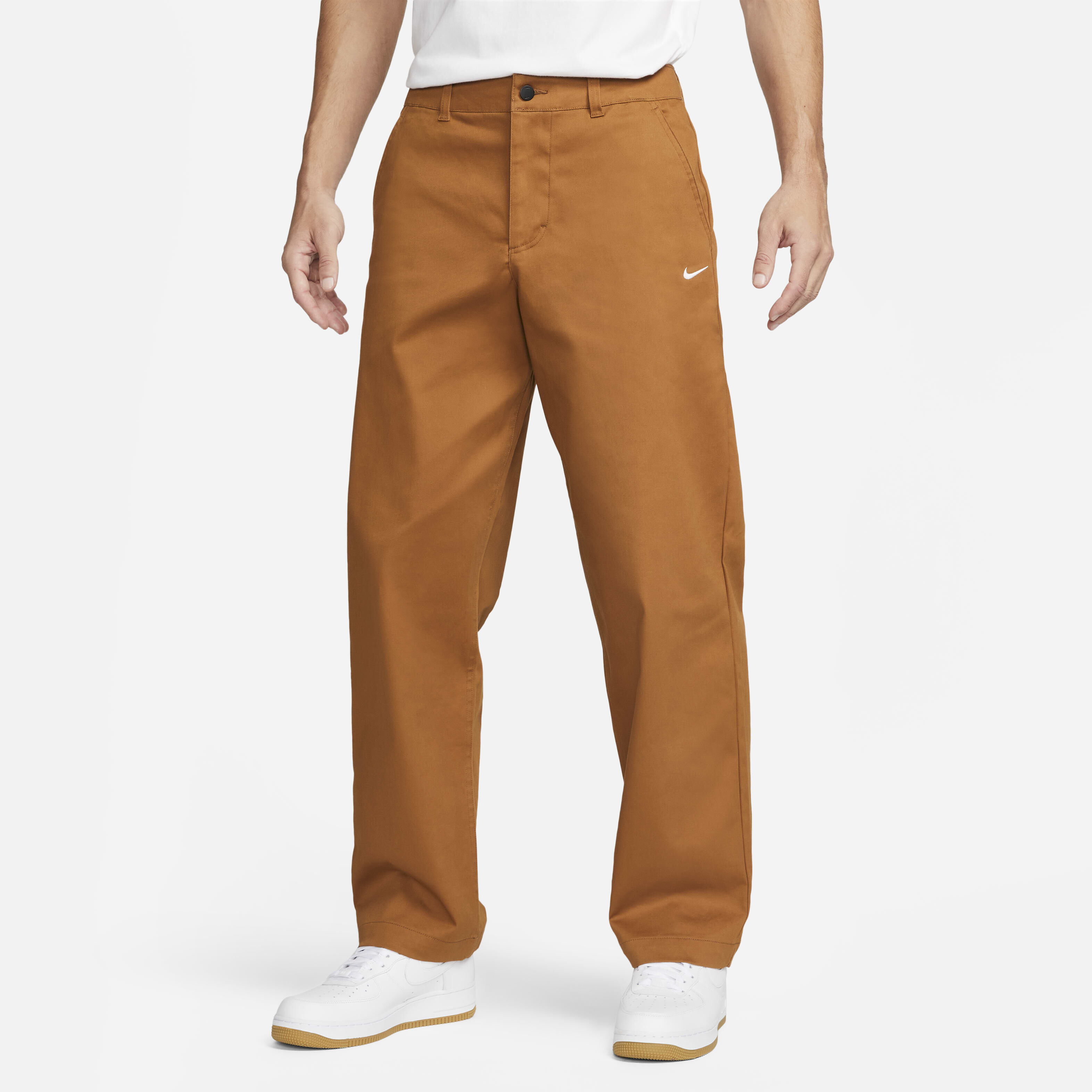 素敵でユニークな Buy Nike Brown/White Ale - Trousers Chino El Men's Life パンツ